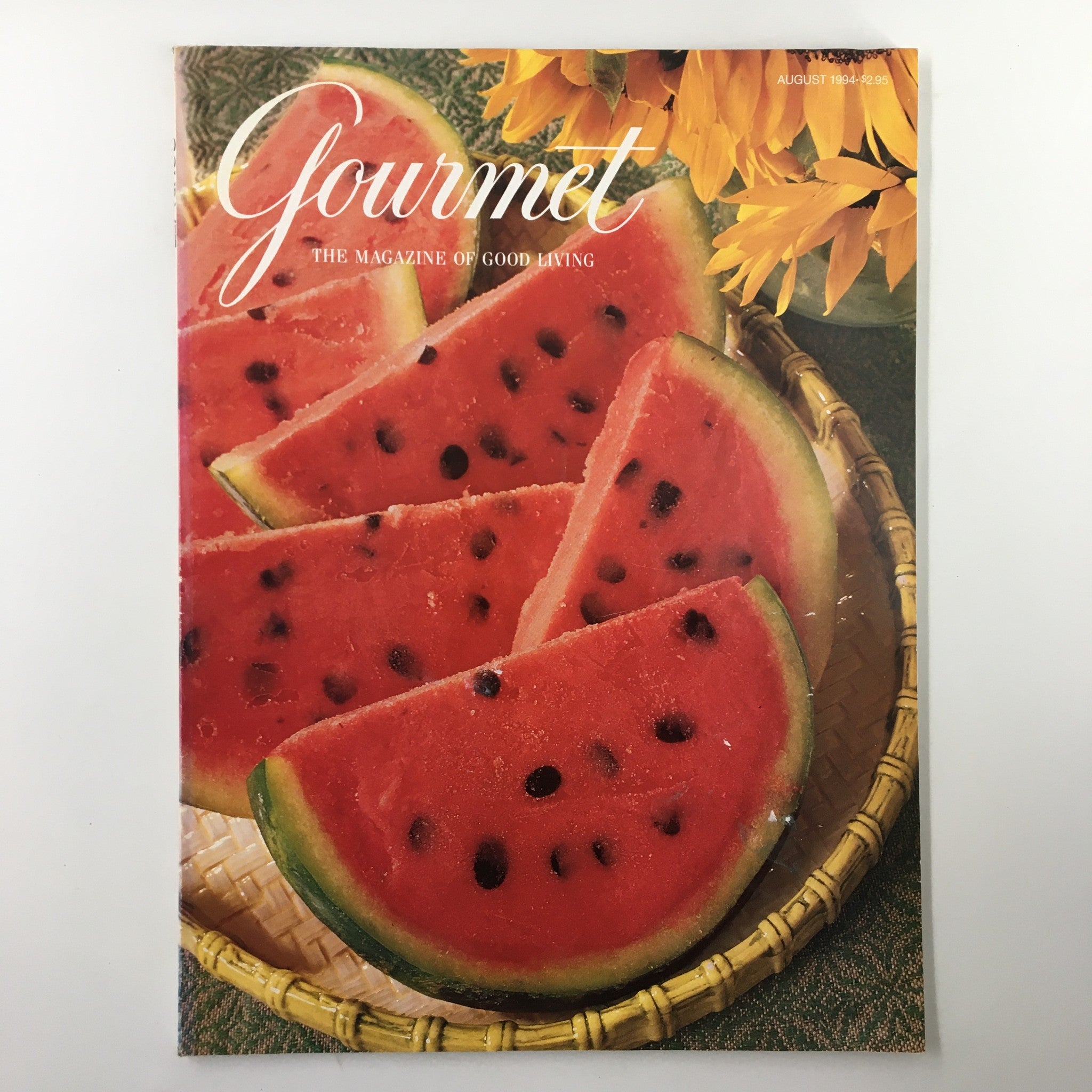 Gourmet Magazine August 1994 Bruscgetta Entertain Italian Style No Label