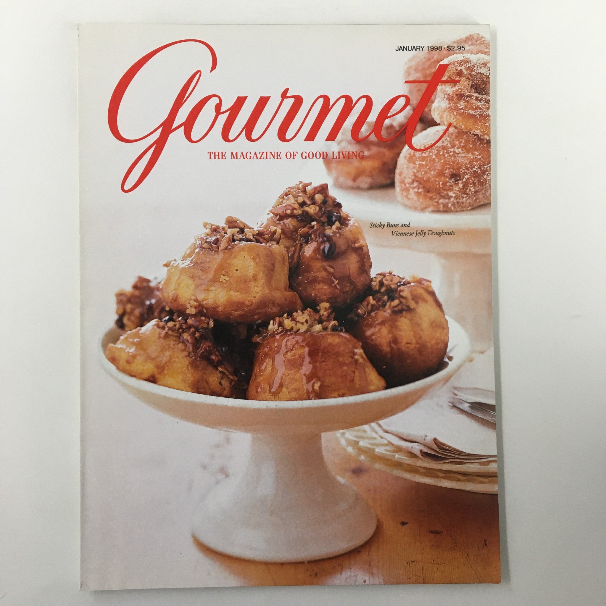 Gourmet Magazine January 1998 Beyond Sand Surf Custom and Cuisine No Label VG