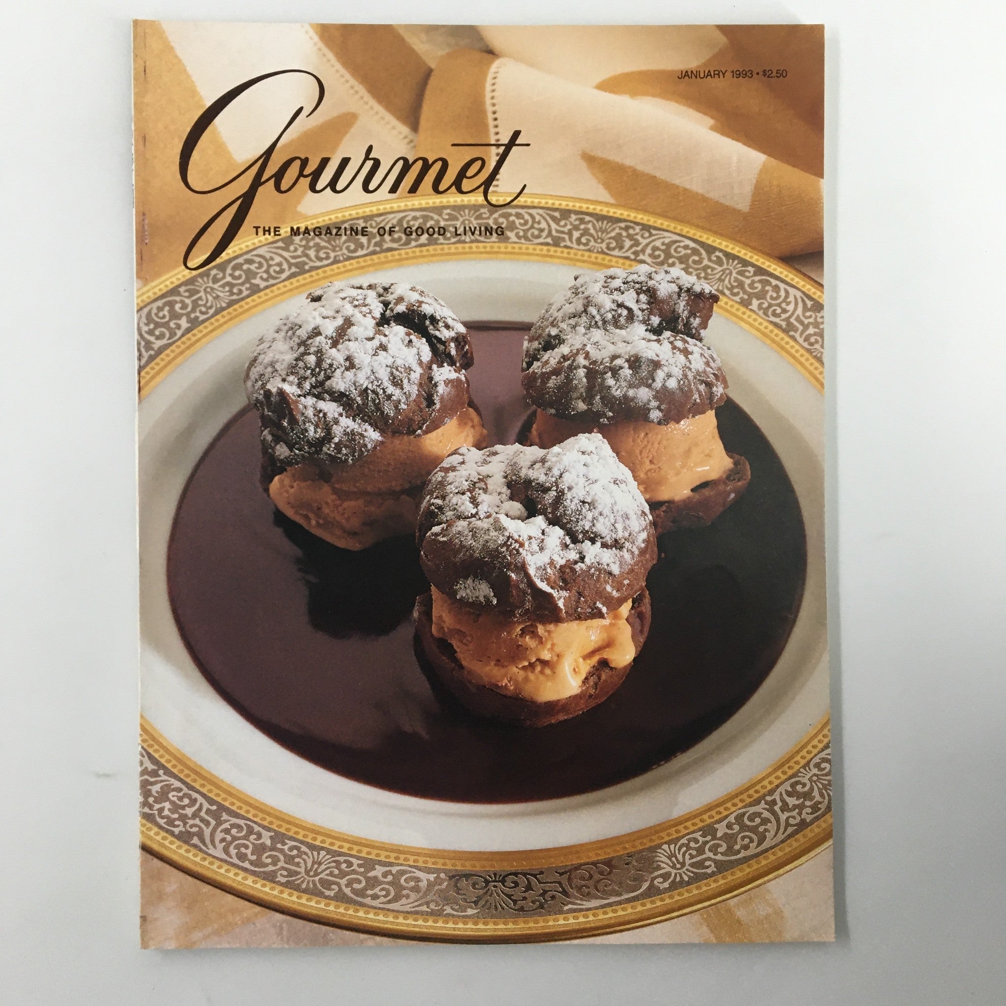 Gourmet Magazine January 1993 Guadeloupe and Martinique Holidays No Label VG