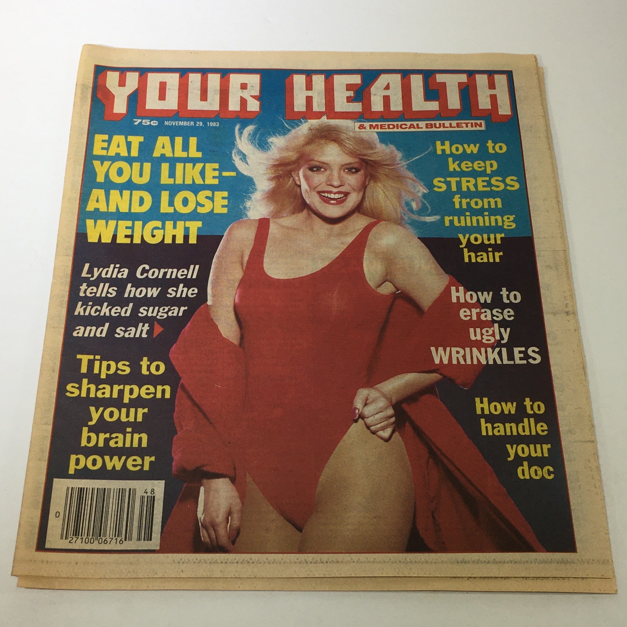 VTG Your Health Magazine: November 29 1983 - Lydia Cornell Cover