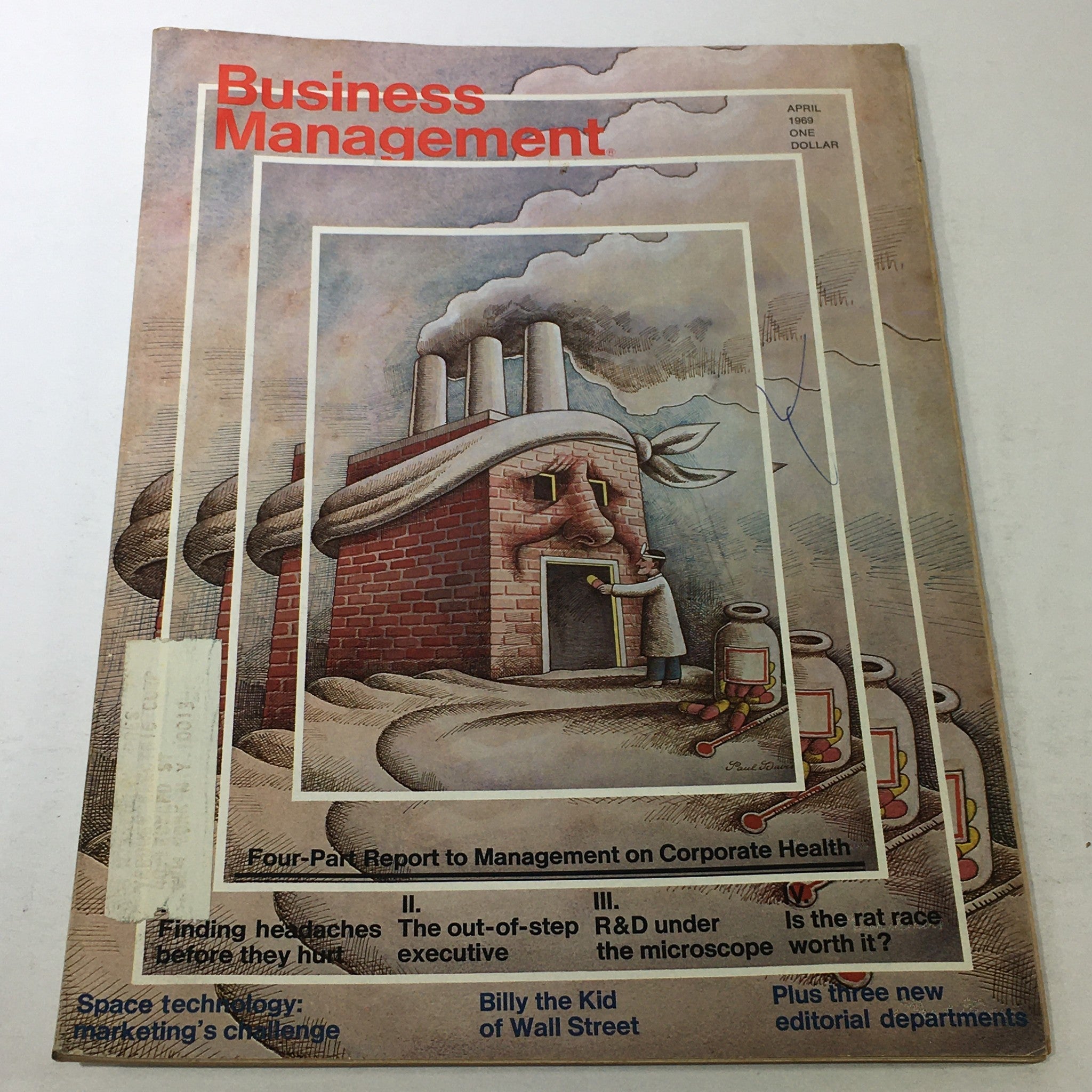 VTG Business Management Magazine: April 1969 - Billy The Kid Of Wall Street