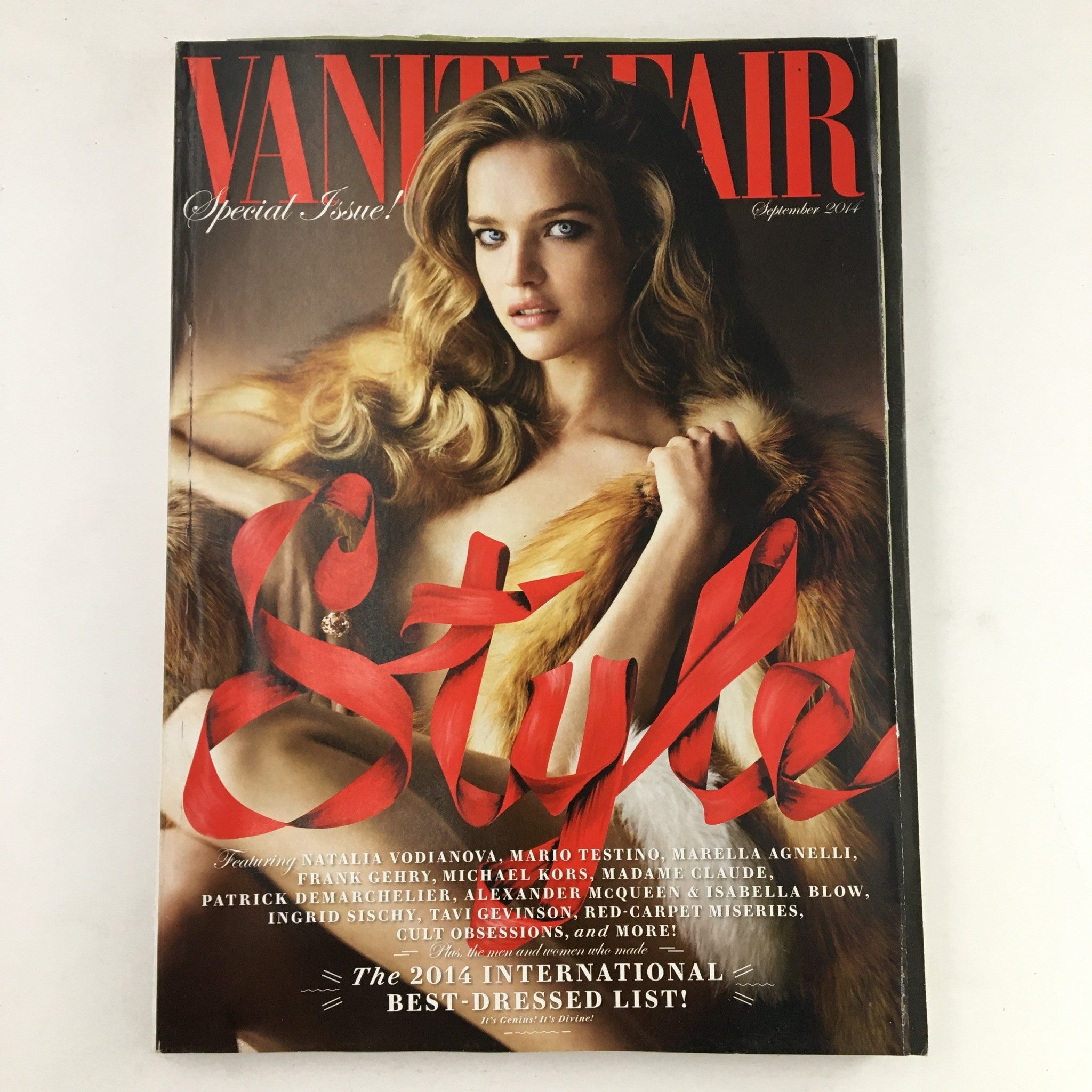 Vanity Fair Magazine September 2014 Natalia Vodianova, Mario Testino No Label VG