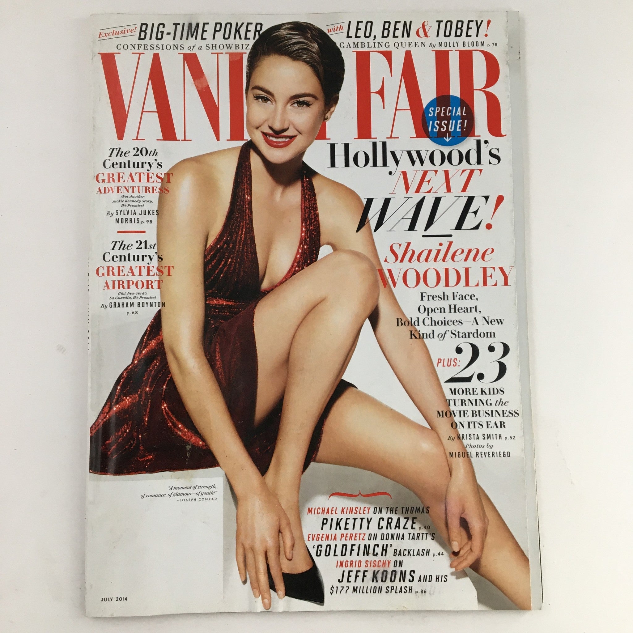 Vanity Fair Magazine July 2014 Shailene Woodley New Kind of Stardom, No Label