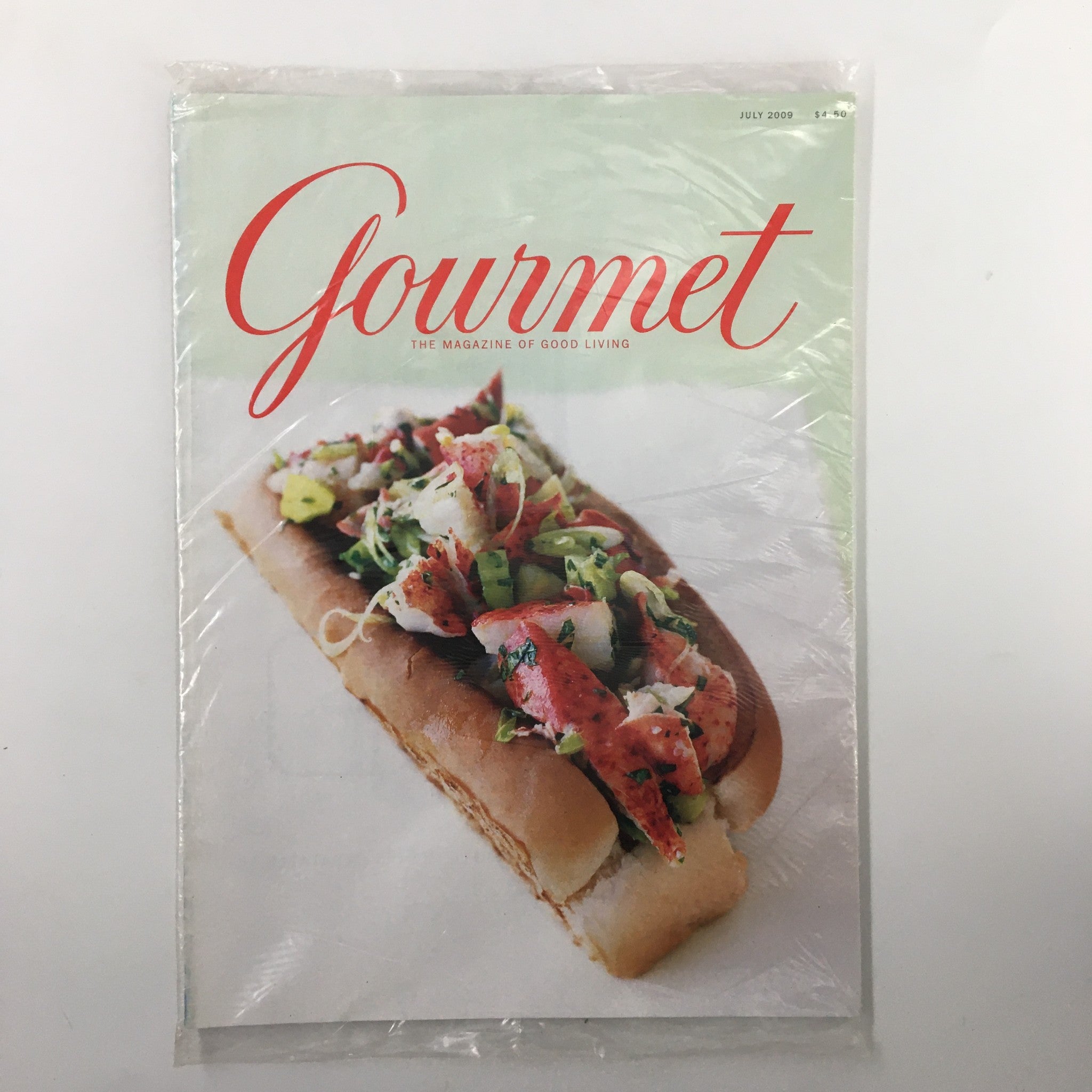 Gourmet Magazine July 2009 Lobster Rolls w Lemon Vinaigrette Garlic New Sealed