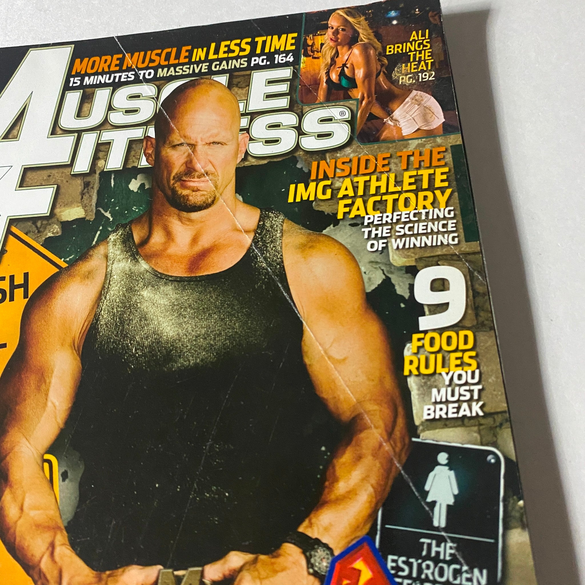 Muscle & Fitness Magazine November 2009 Steve Austin Cover No Label