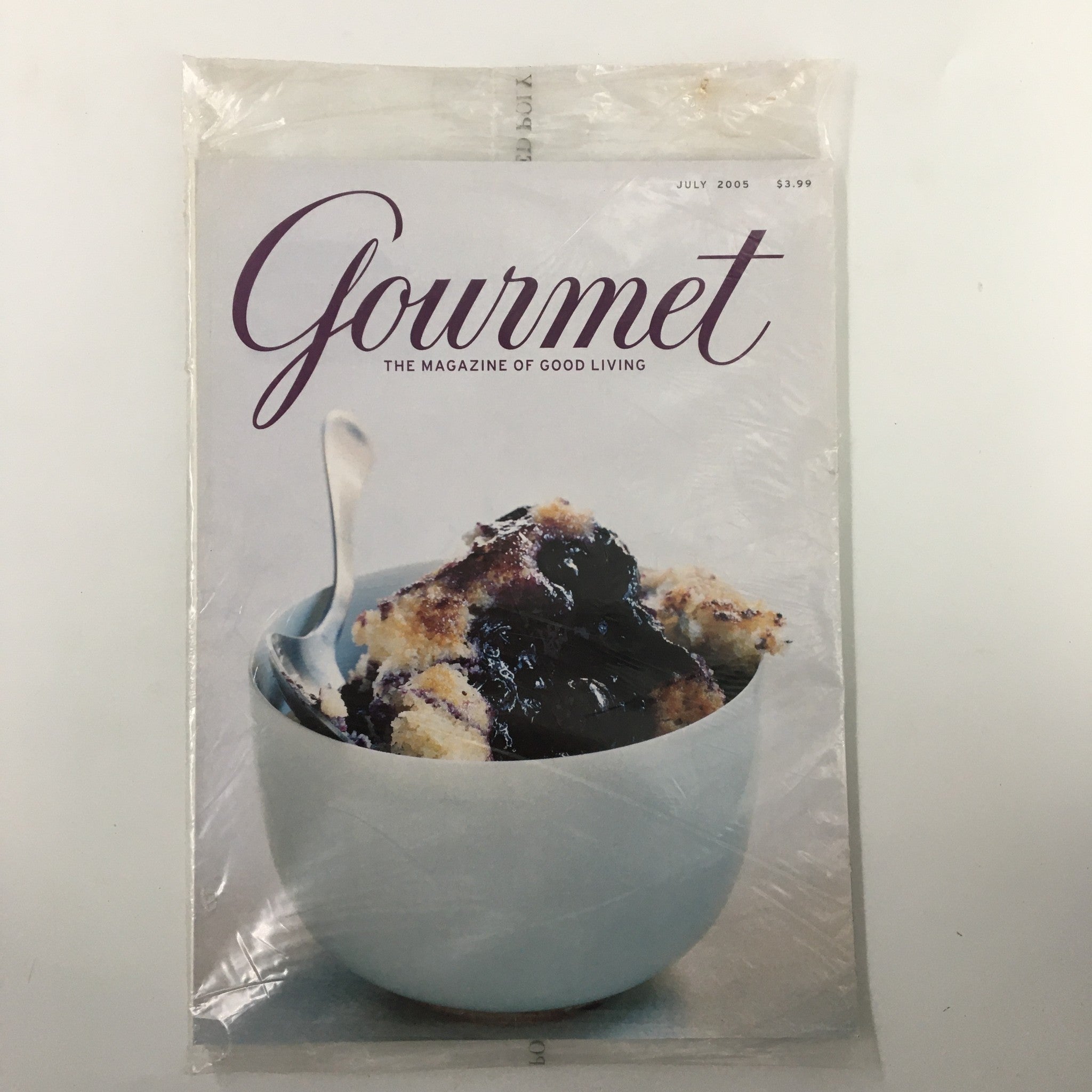 Gourmet Magazine July 2005 Blueberry Cake A Perfect Summer Day New Sealed