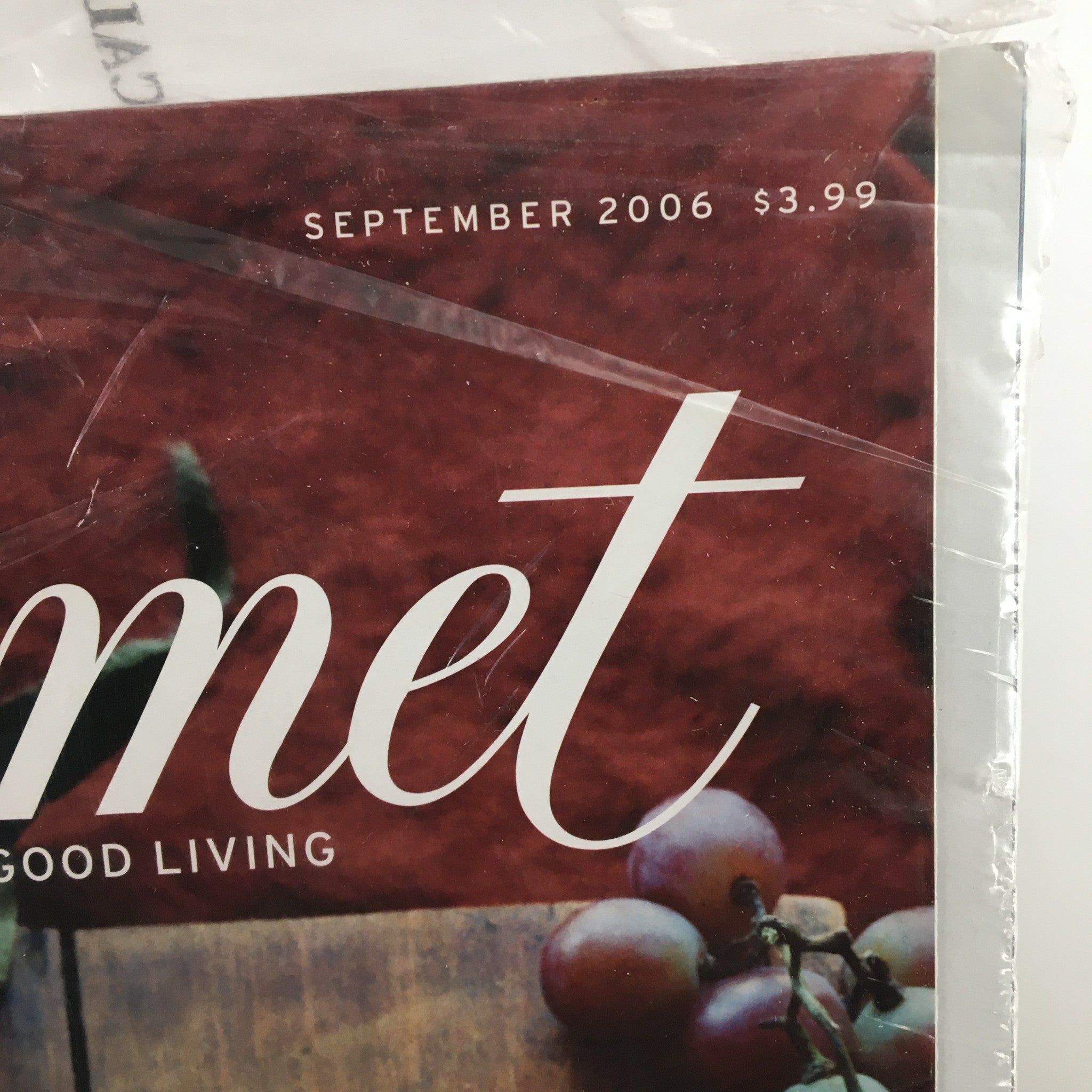 Gourmet Magazine September 2006 Mediterranean Eggplant Barley Salad New Sealed