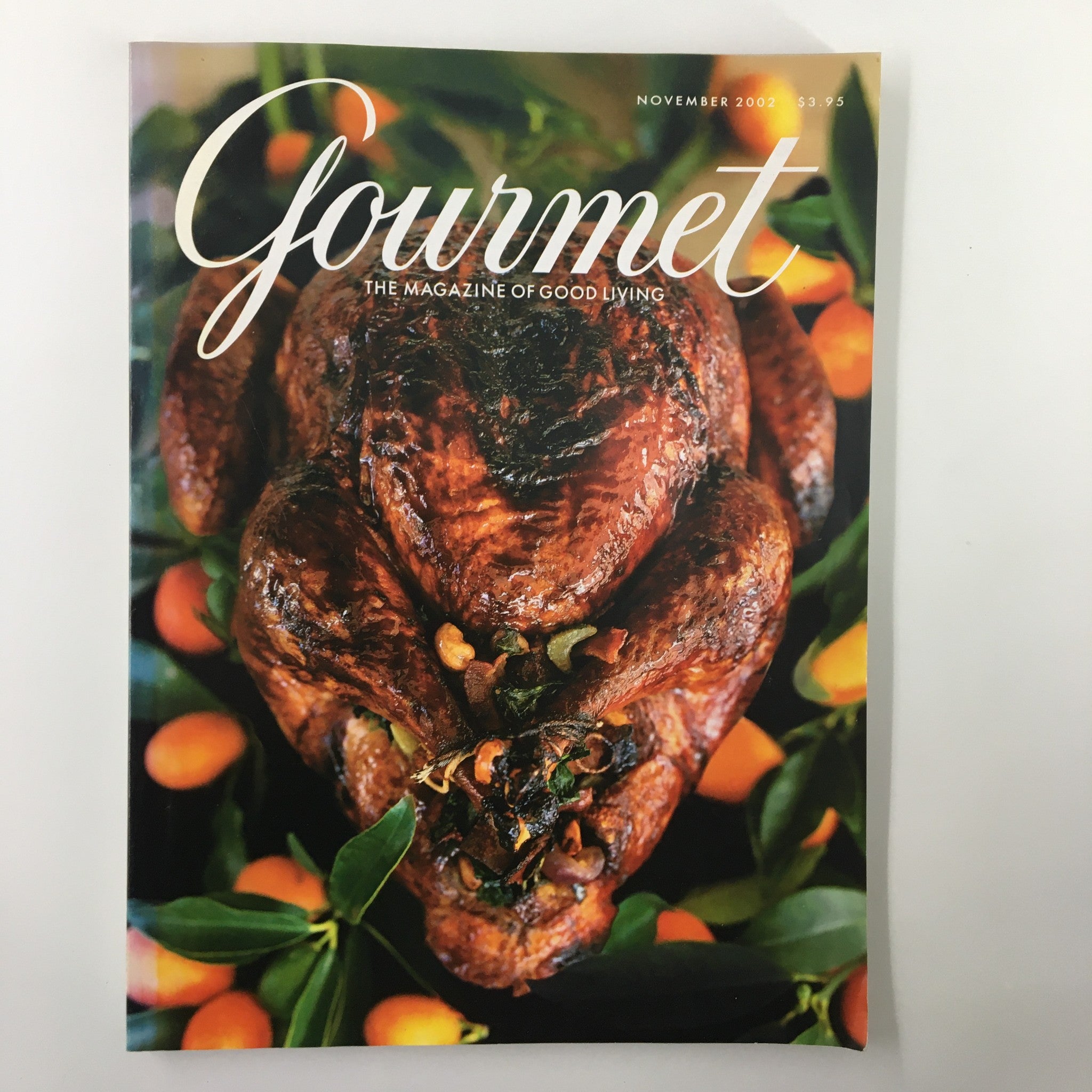 Gourmet Magazine November 2002 The Peaceable Feast Thanksgiving Meal No Label