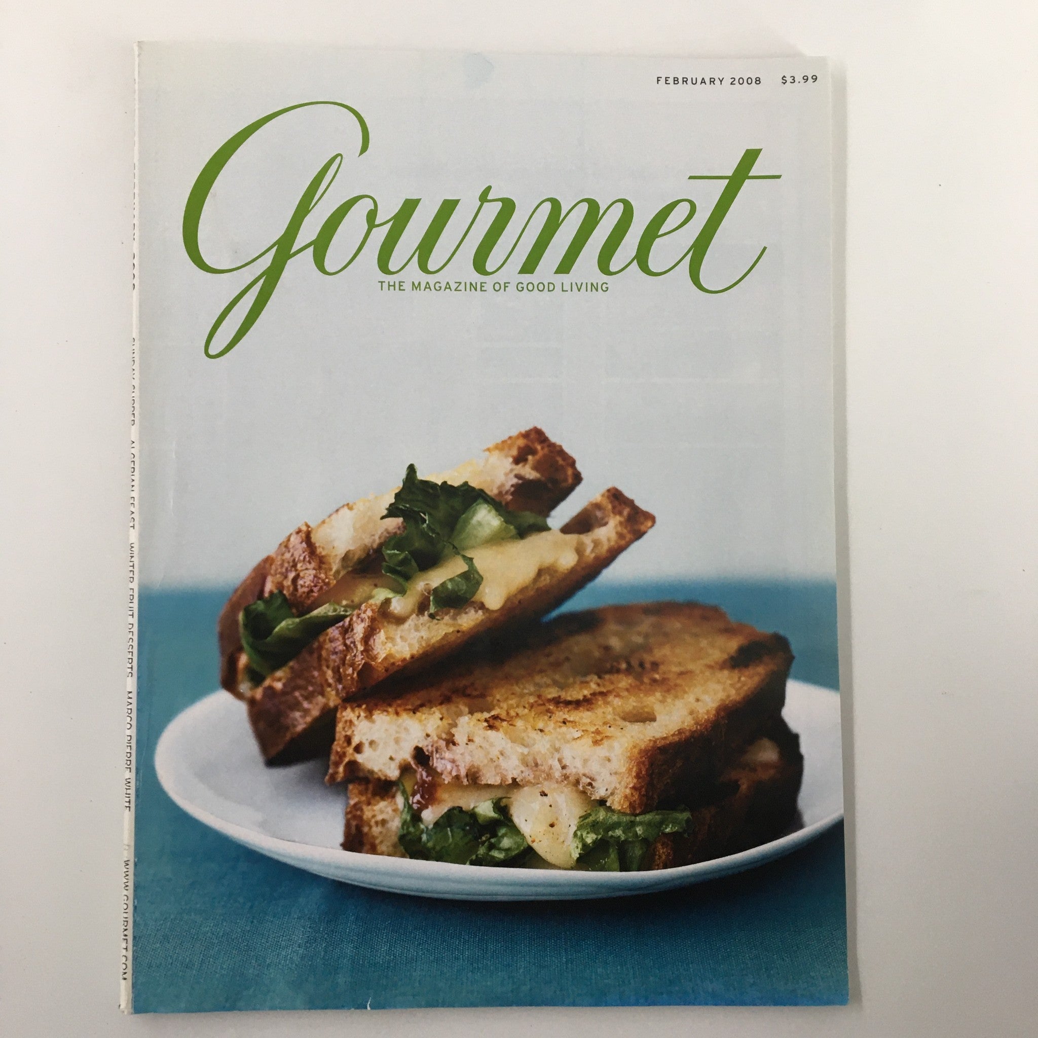 Gourmet Magazine February 2008 Chef Mary Ellen Carroll Thinks Again No Label