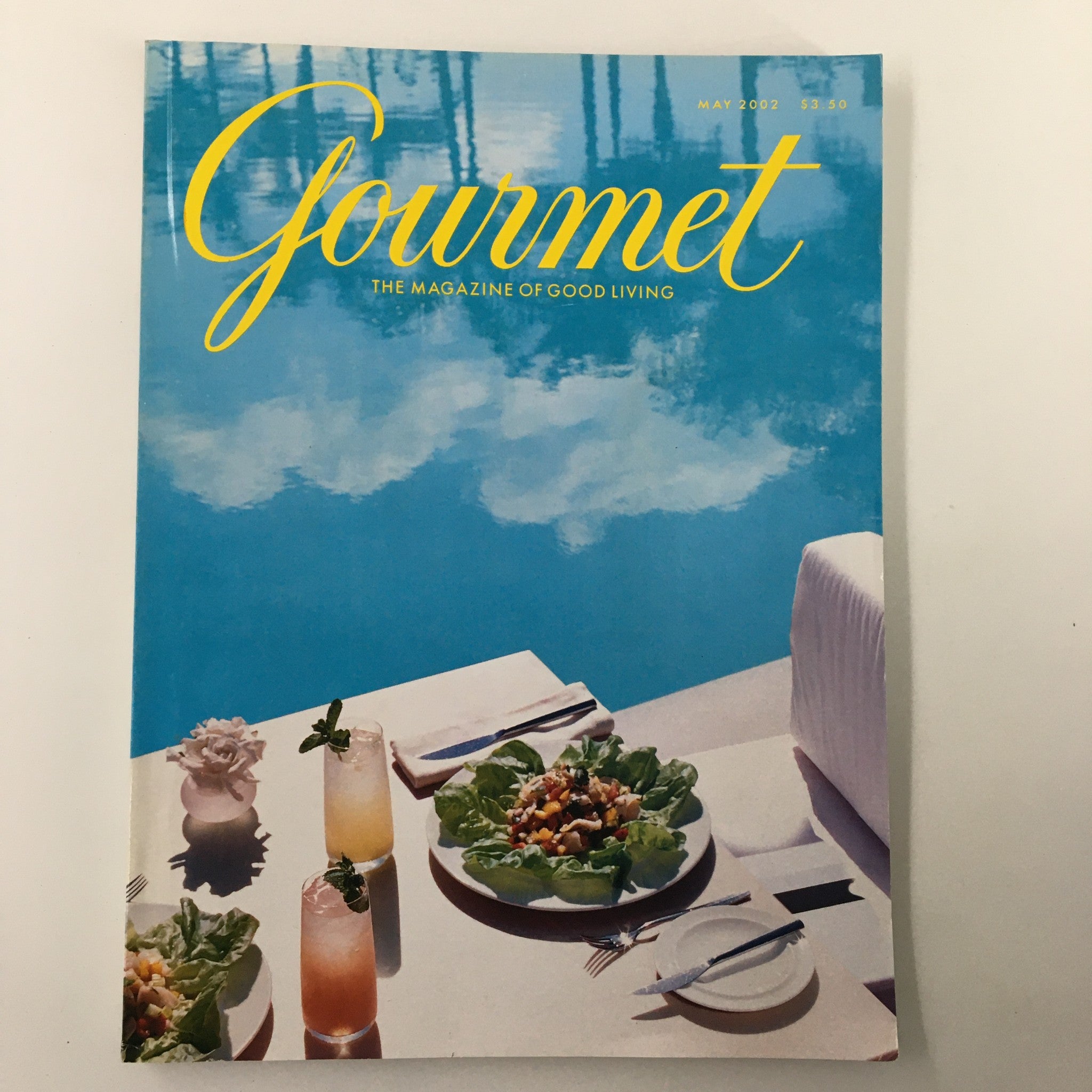 Gourmet Magazine May 2002 Poolside Dining at The Shore Club No Label