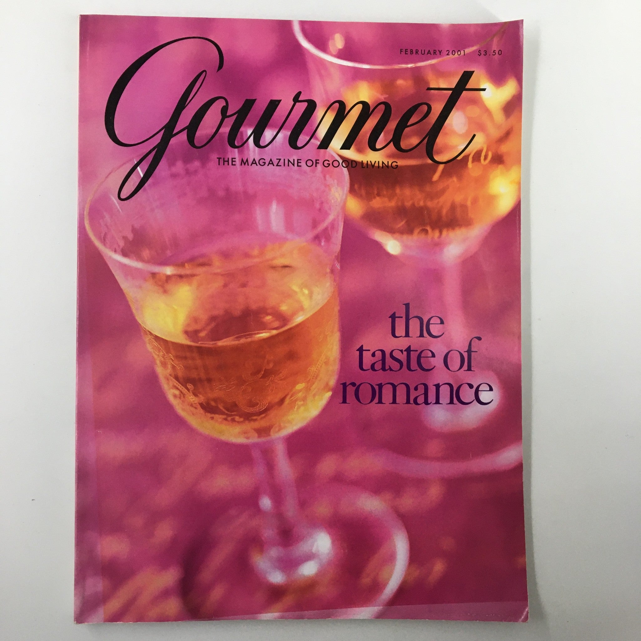 Gourmet Magazine February 2001 The Taste of Romance for Valentine's Day No Label