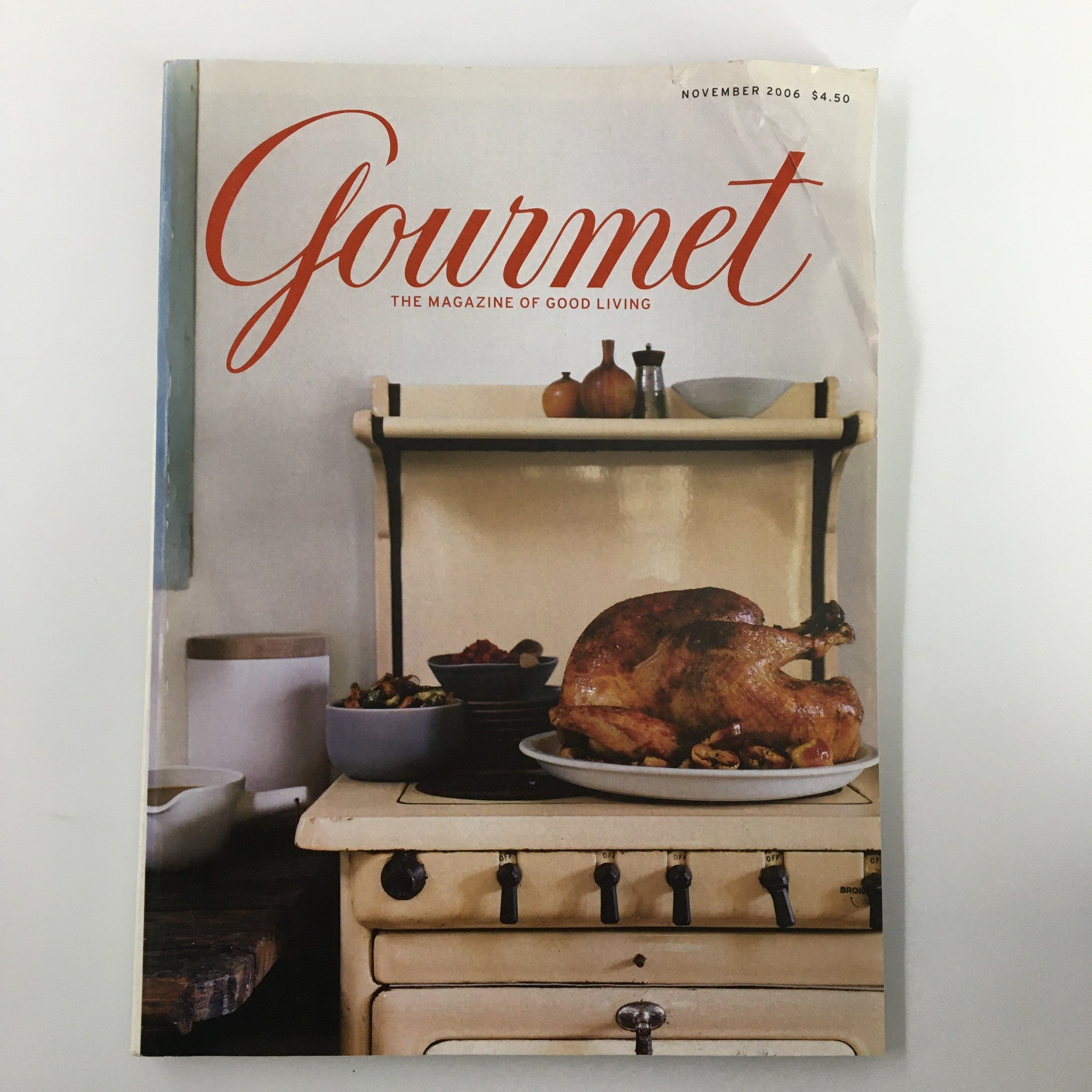 Gourmet Magazine November 2006 The Upper Crust Testing for Perfection No Label