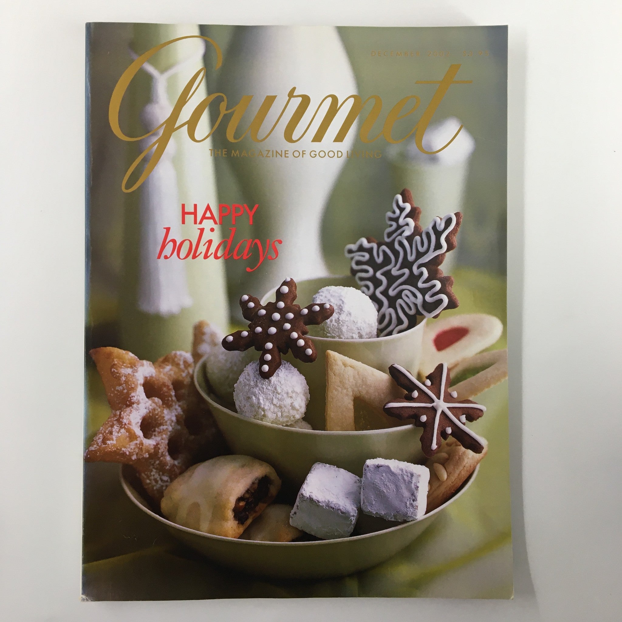 Gourmet Magazine December 2002 The Joys of Christmas Past Music Floats No Label