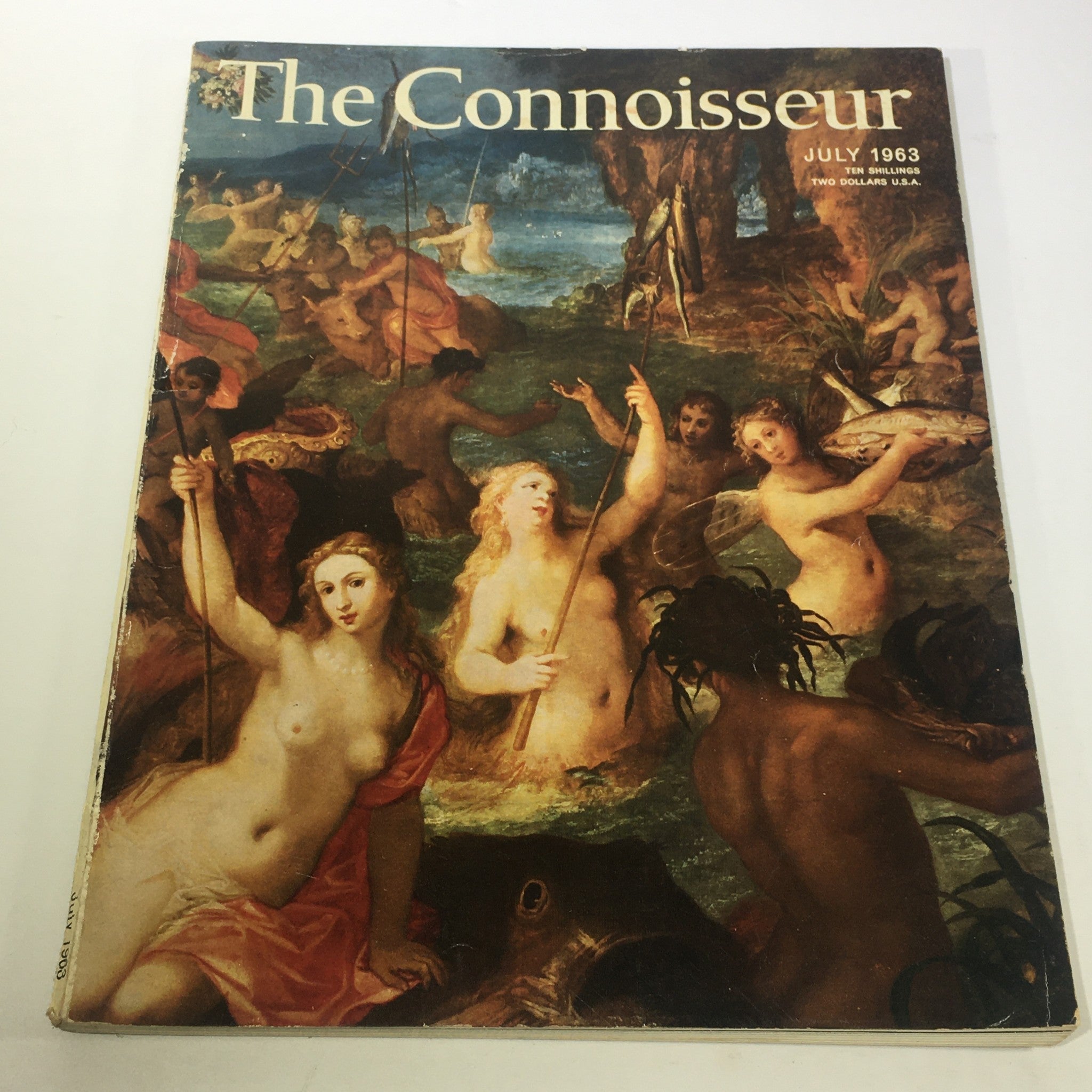 VTG The Connoisseur Magazine: July 11 1963 Vol. 153 No. 617 - Art Painting Cover