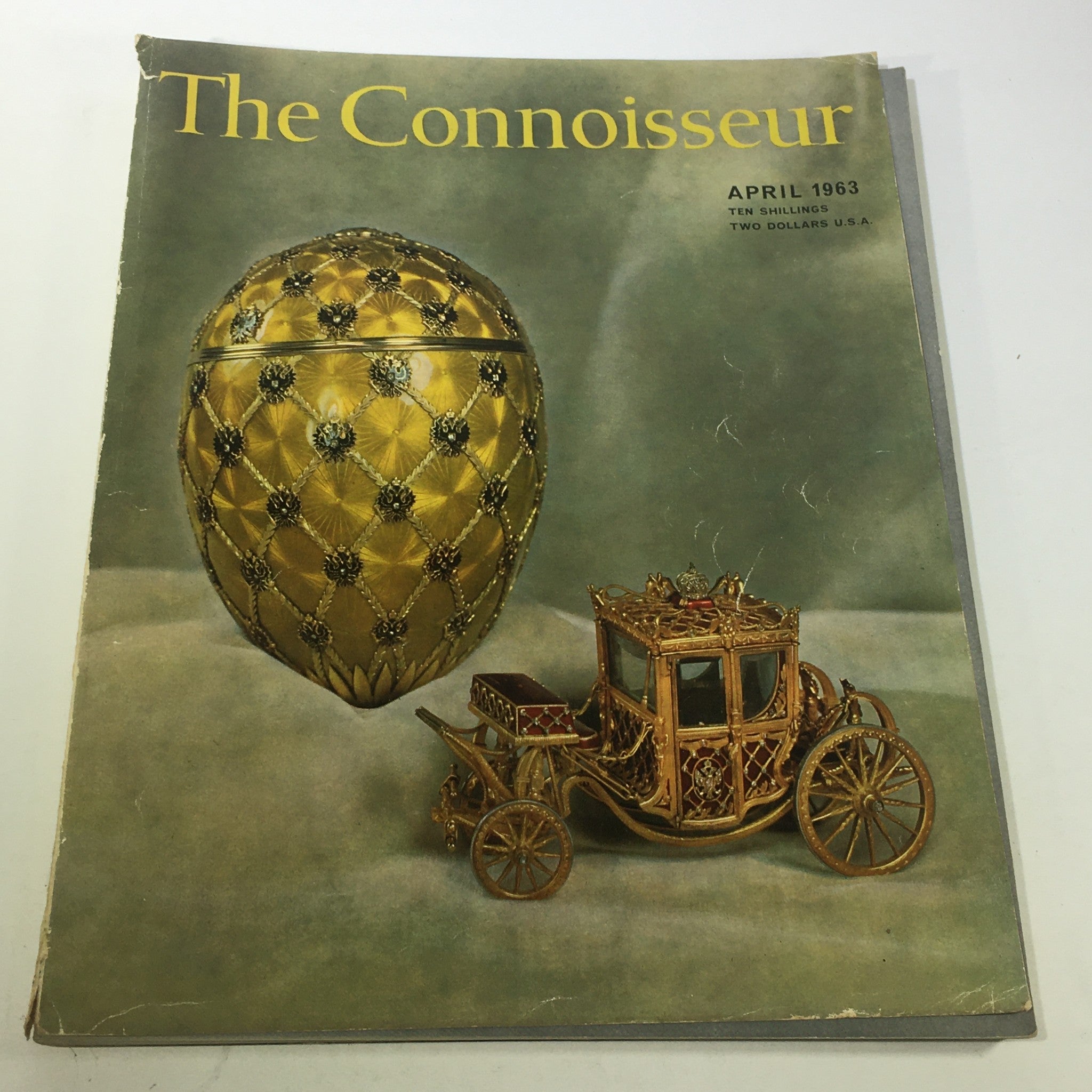 VTG The Connoisseur Magazine April 1963 Vol. 152 No. 614 Golden Egg & Couch