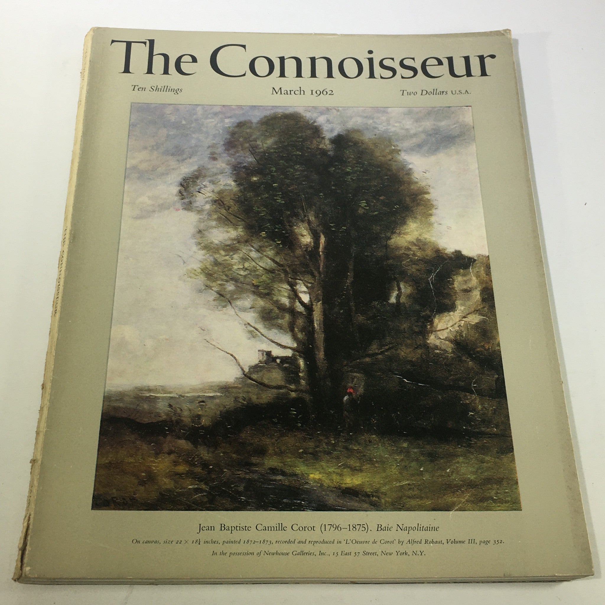 VTG The Connoisseur Magazine March 1962 Vol. CXLIX No. 601 Camille Corot