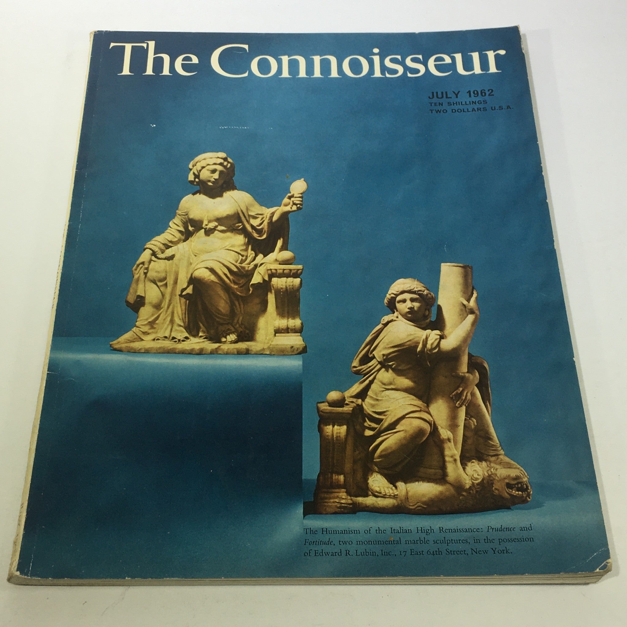 VTG The Connoisseur Magazine July 1962 Vol. CL No. 605 Prudence and Fortitude