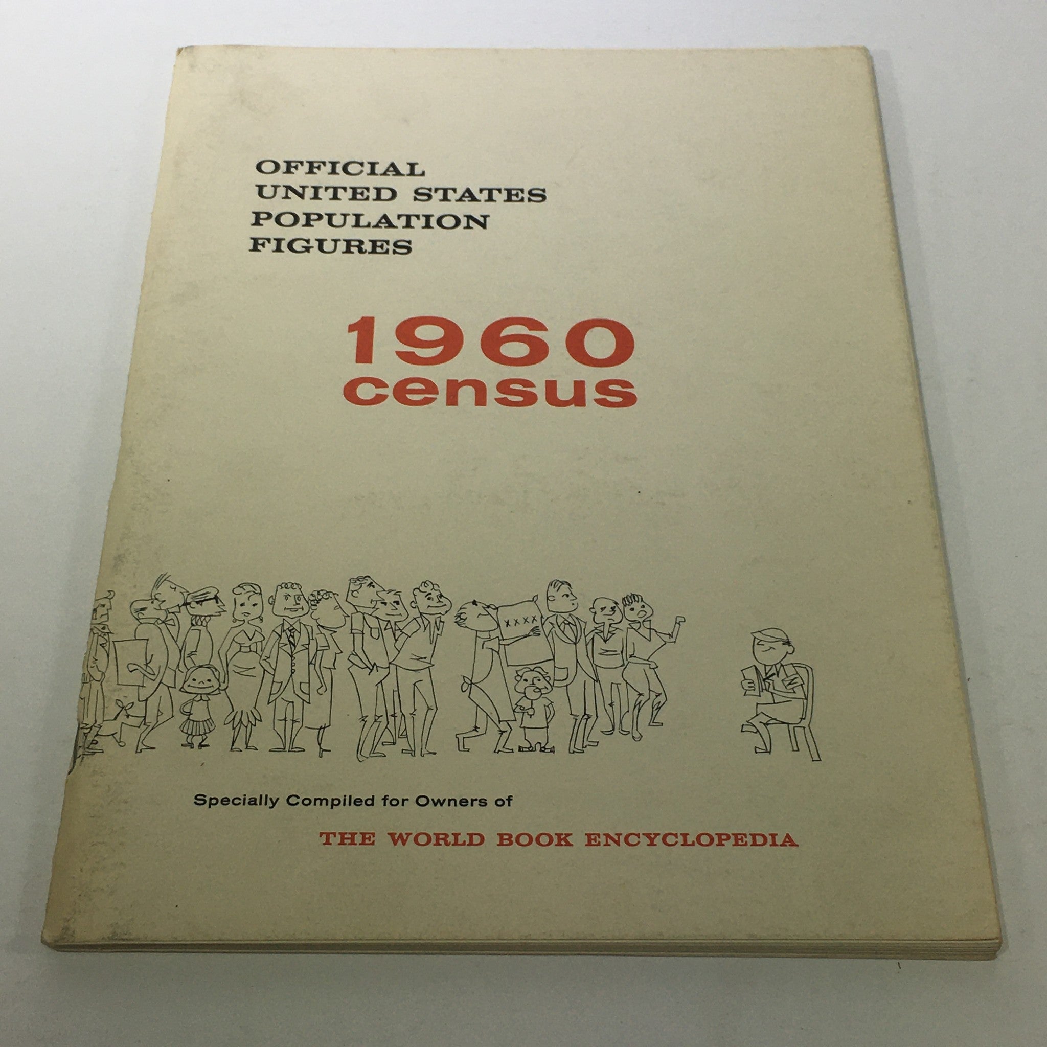 VTG Official United States Population Figures: 1961 - 1960 Census