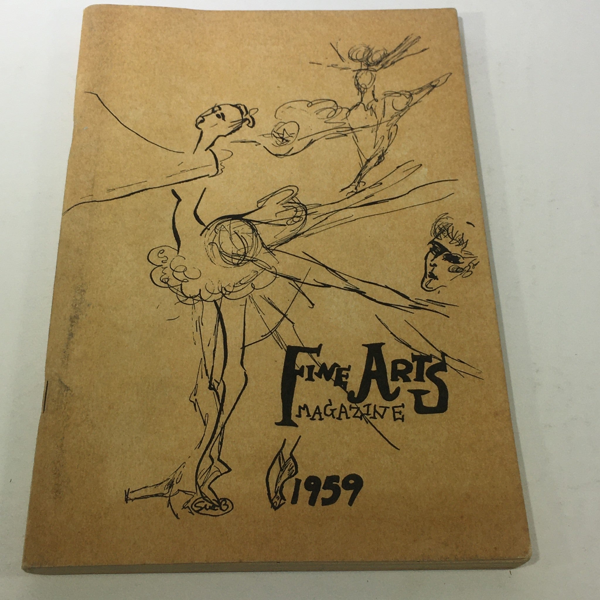 VTG Fine Arts Magazine 1959 - Art Editor Sue B. Kaye - Editor Lewis Turco