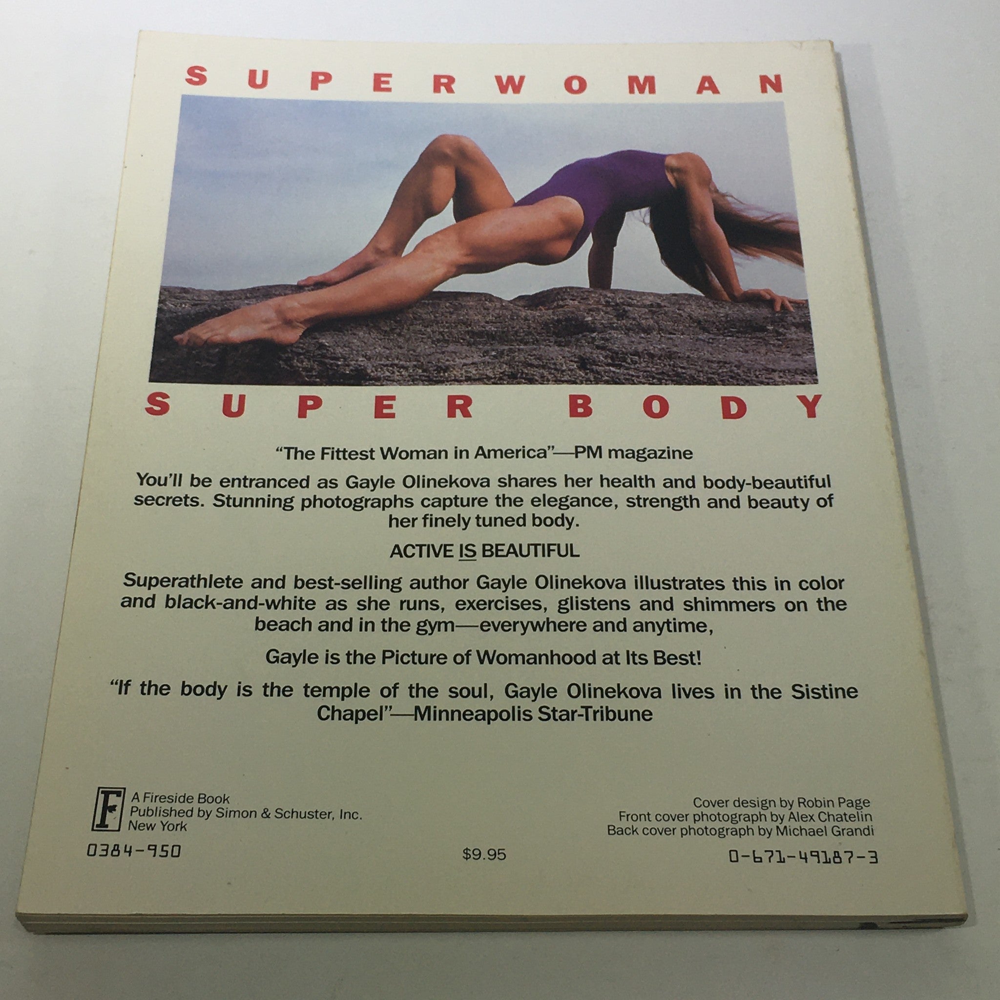 VTG The Sensuality Of Strength by Gayle Olinekova 1984 - Superwoman Super Body