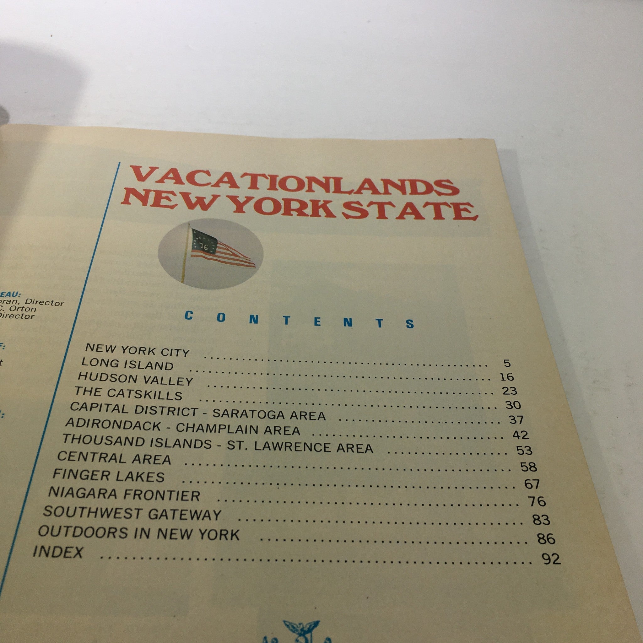 VTG Vacationlands New York State Bicentennial Edition 1976 Long Island Niagara