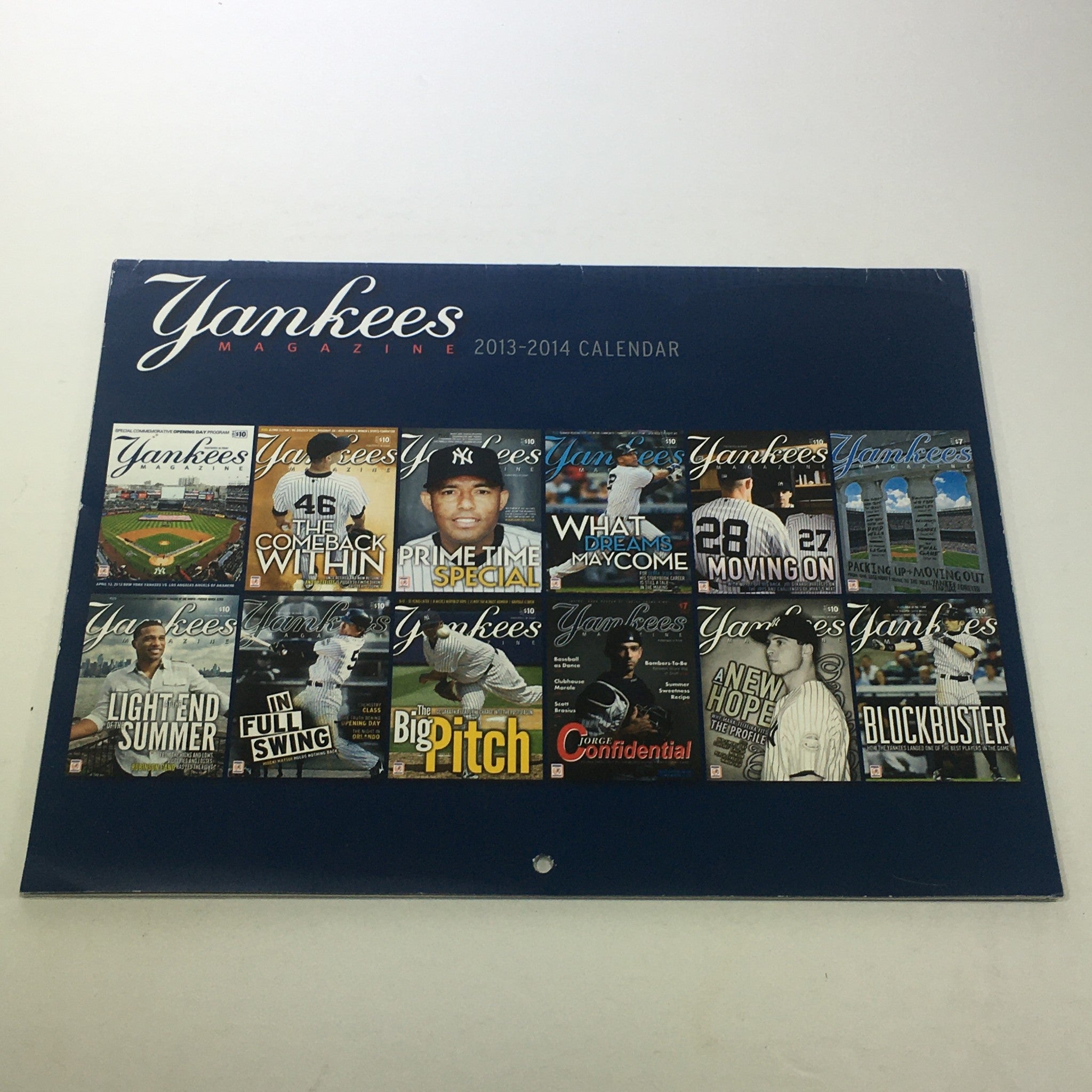 VTG 2013-2014 Yankees Magazine Calendar