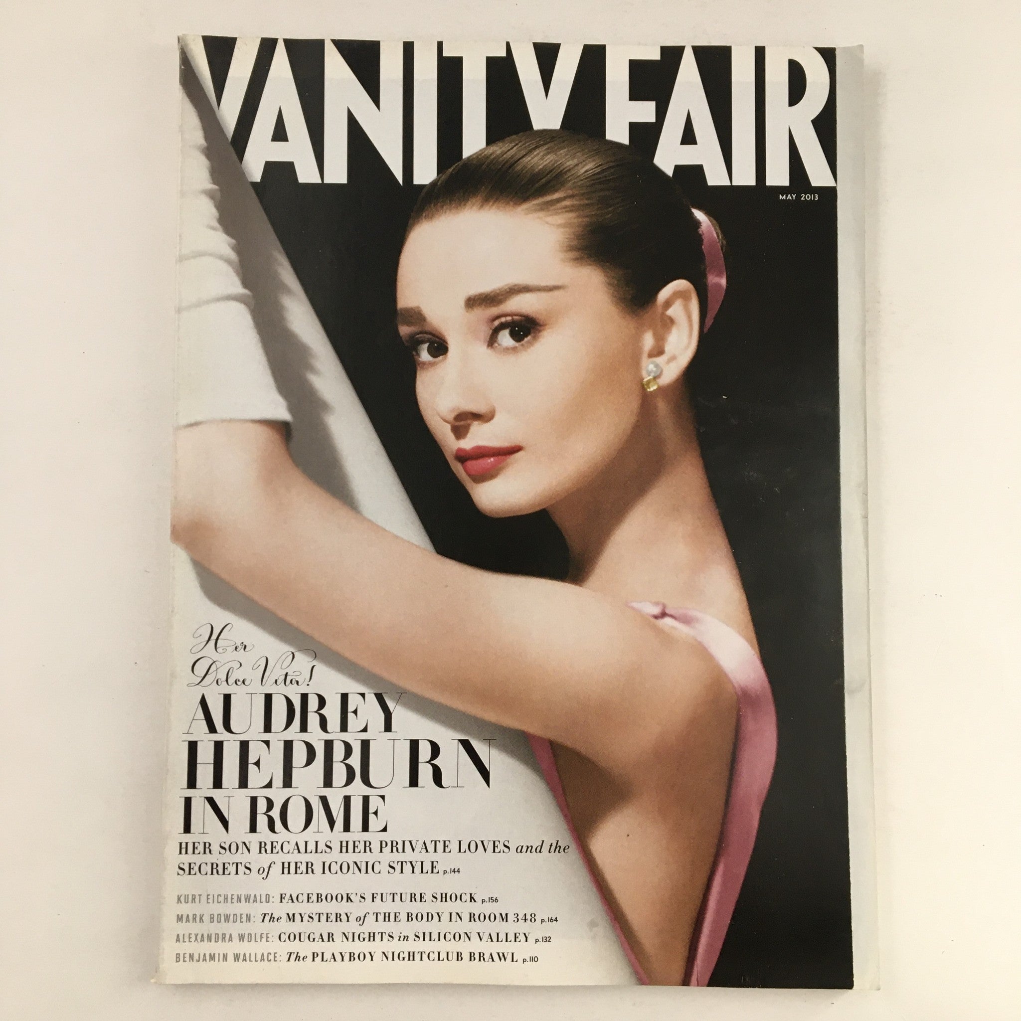 Vanity Fair Magazine May 2013 Her Dolce Vita Audrey Hepburn in Rome, No Label VG