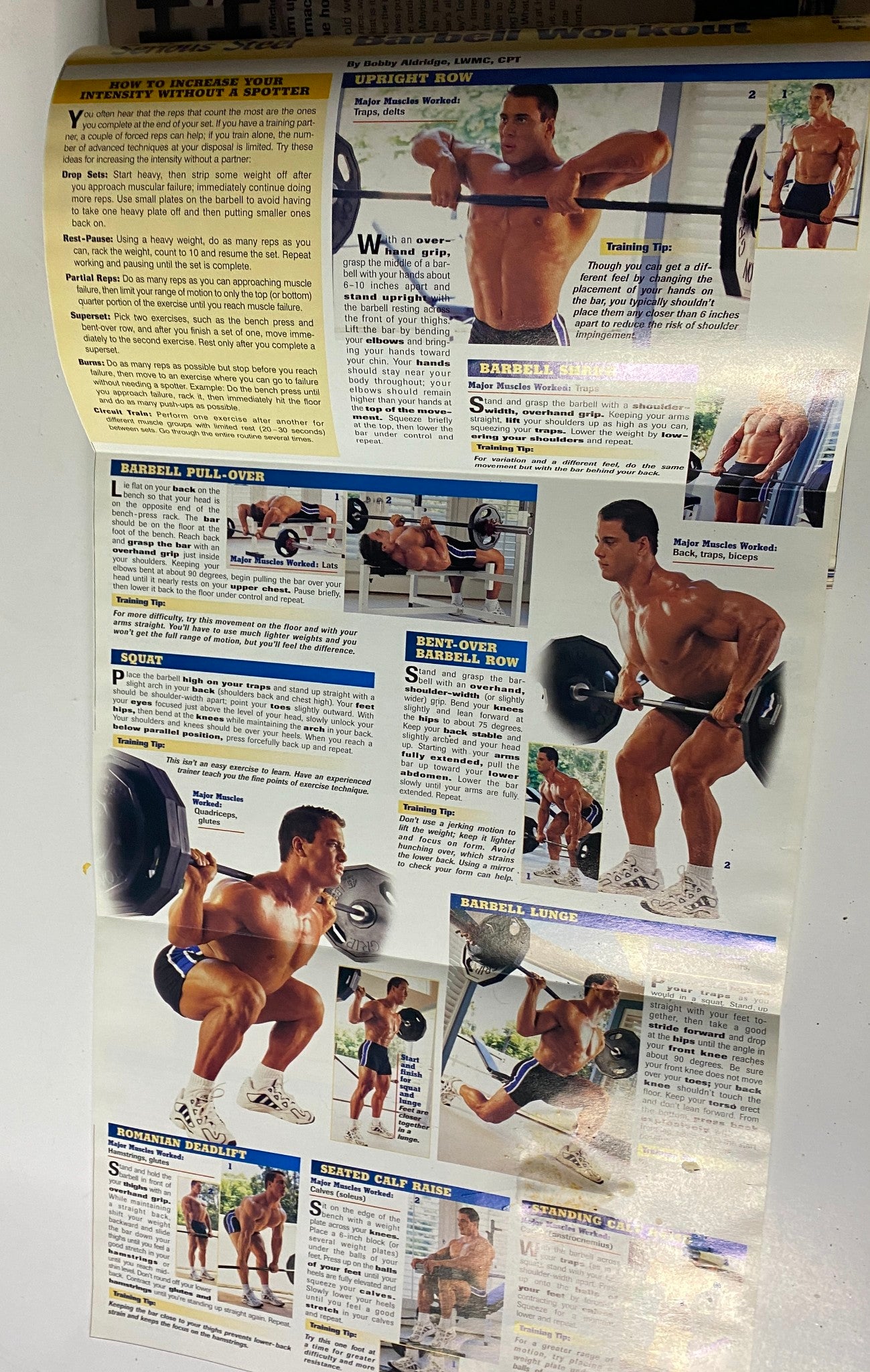 Muscle & Fitness Magazine December 1998 Great Glutes Program w Poster No Label