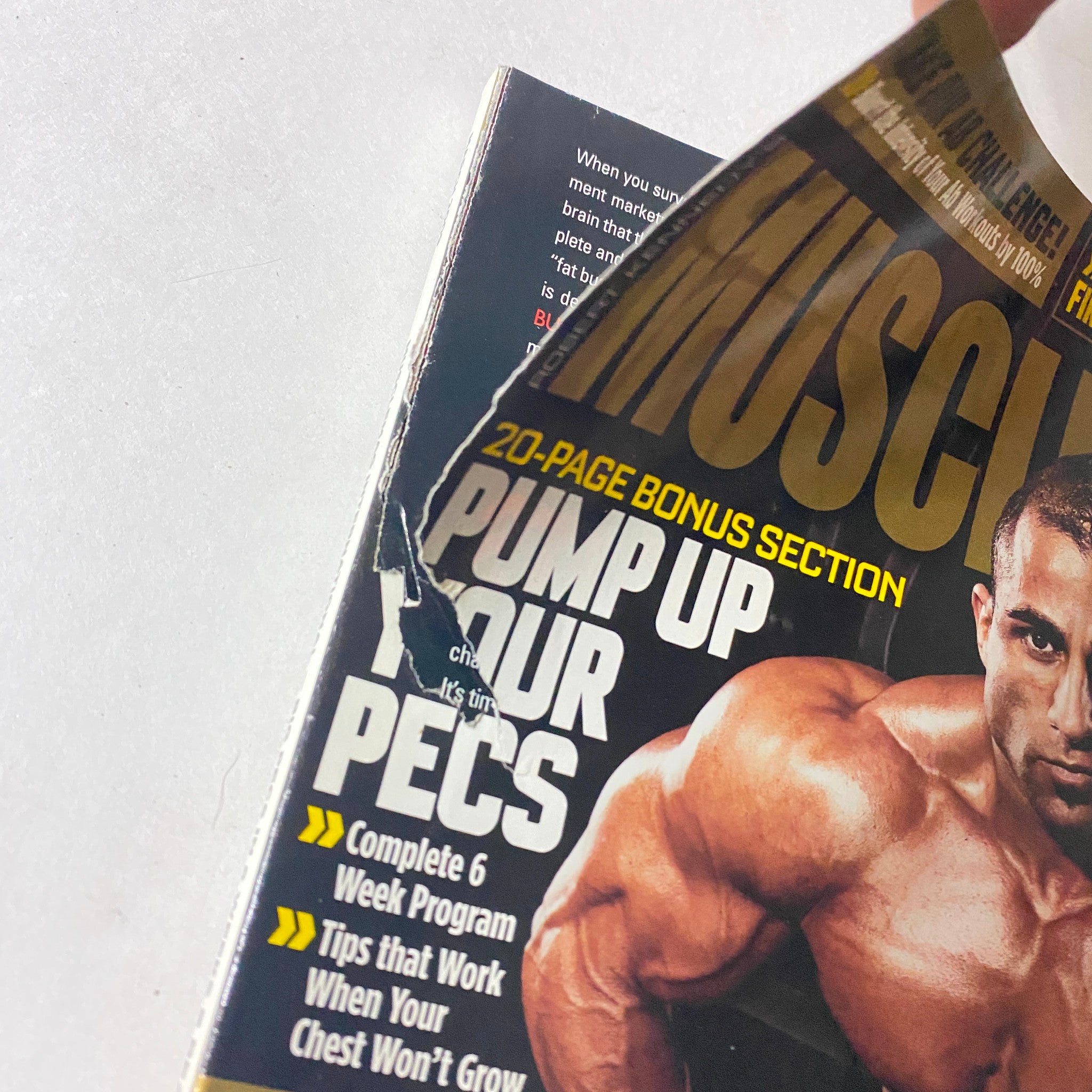 MuscleMag Magazine March 2009 No. 322 Fouad Abiad Cover No Label