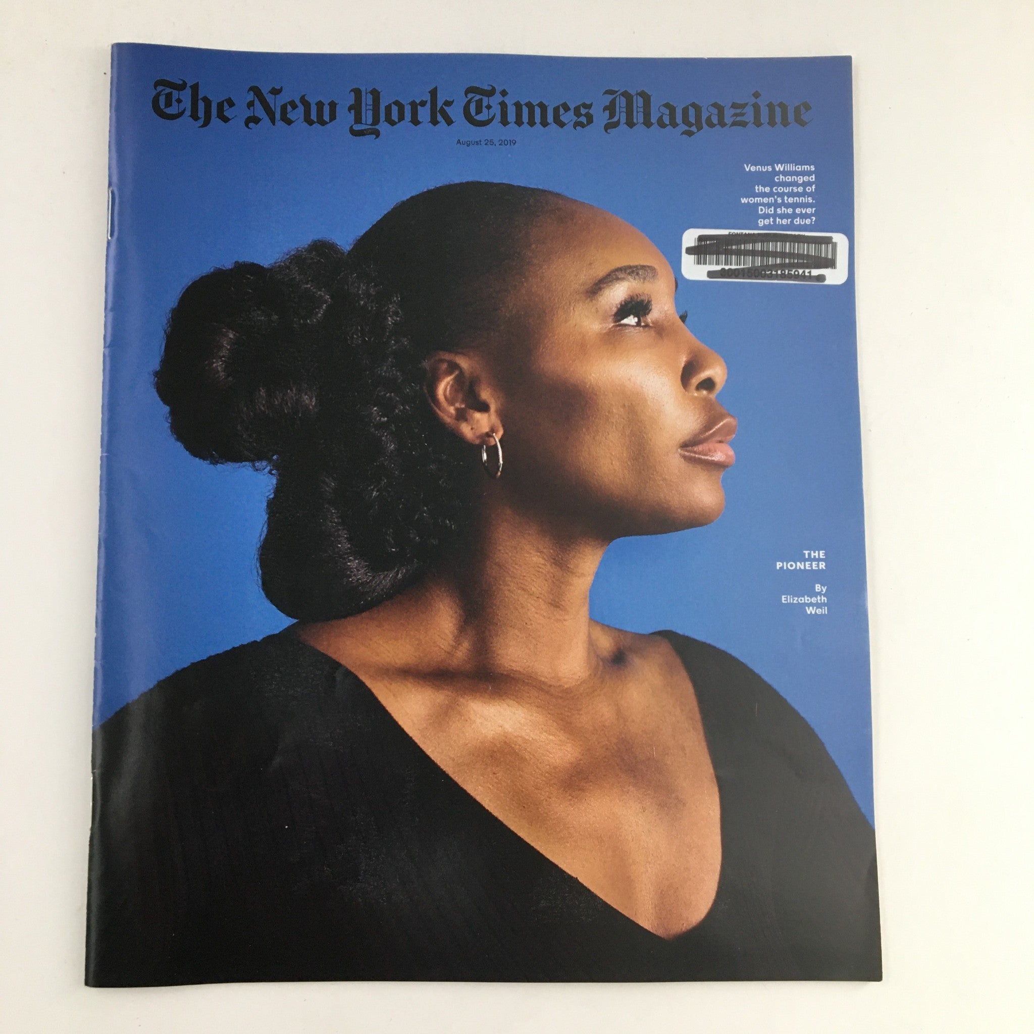 The New York Times Magazine August 25 2019 Venus Williams, The Pioneer VG