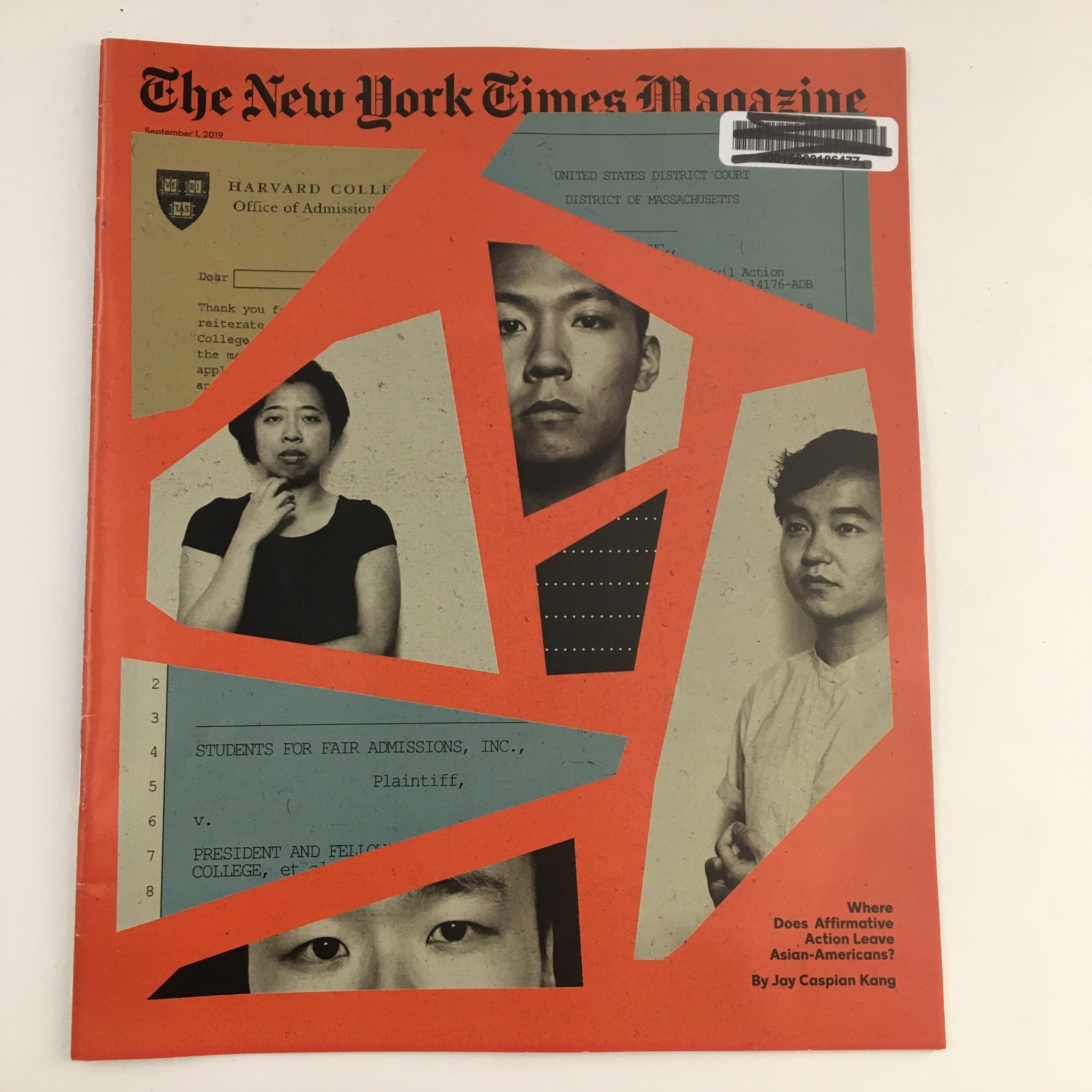 The New York Times Magazine September 1 2019 Action-Leave Asian-Americans VG