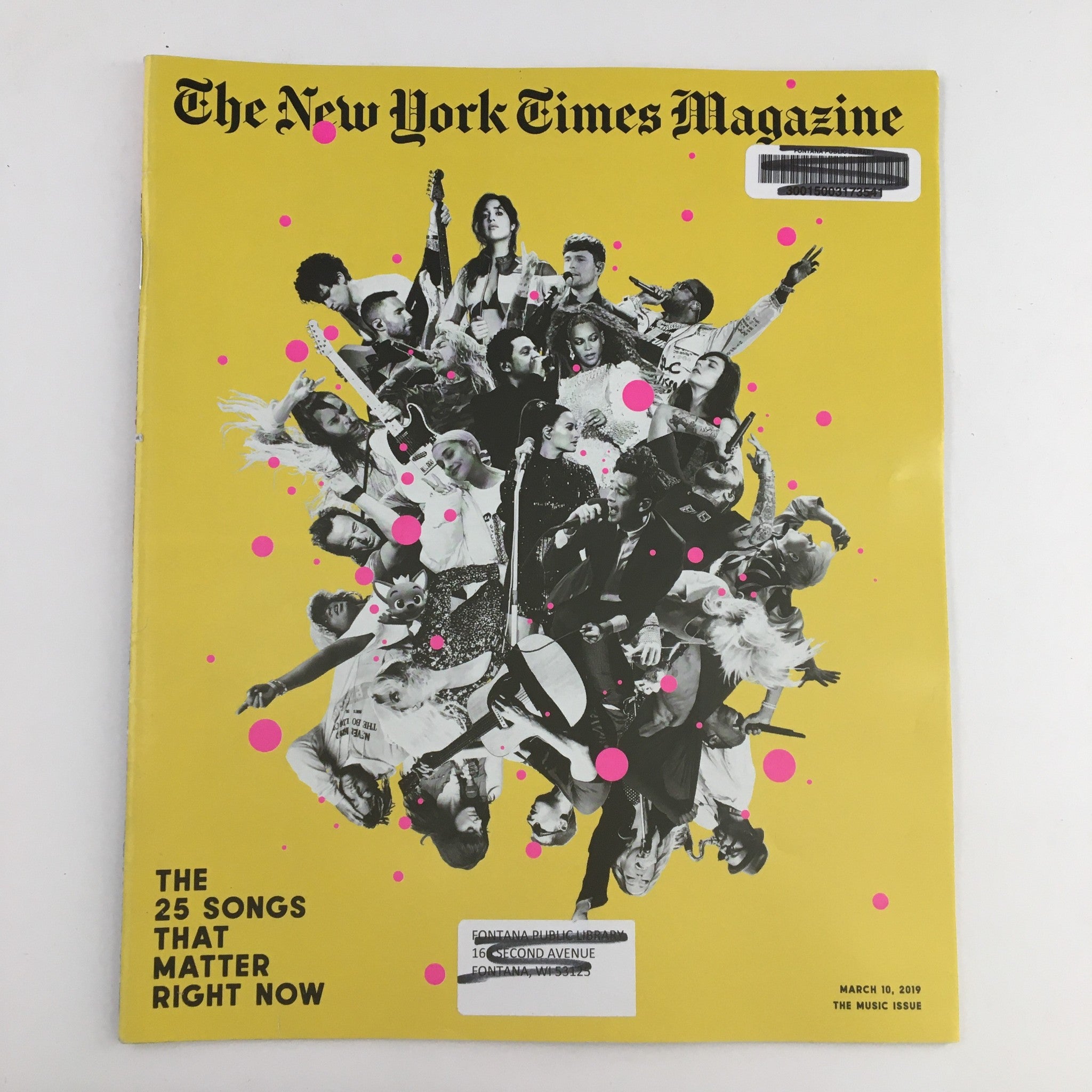 The New York Times Magazine March 10 2019 The 25 Songs That Matters Right Now VG