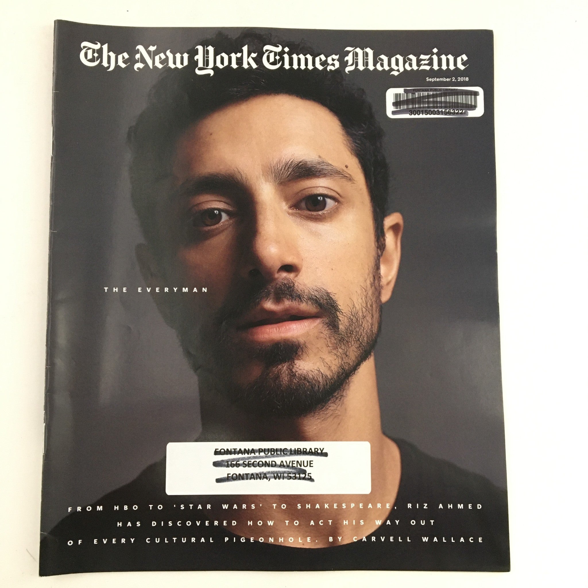 The New York Times Magazine September 2 2018 Riz Ahmed in Cultural Pigeonhole