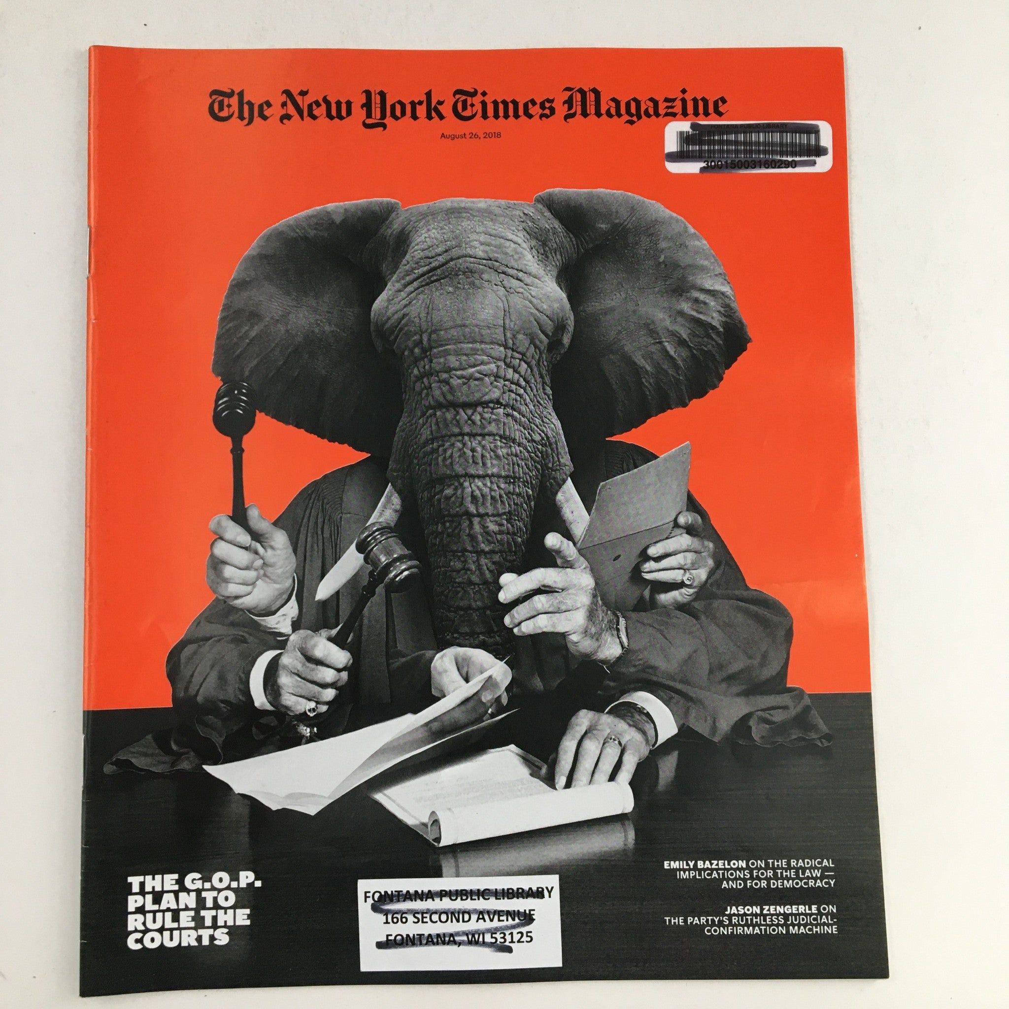 The New York Times Magazine August 26 2018 Emily Bazelon Radical Implication Law