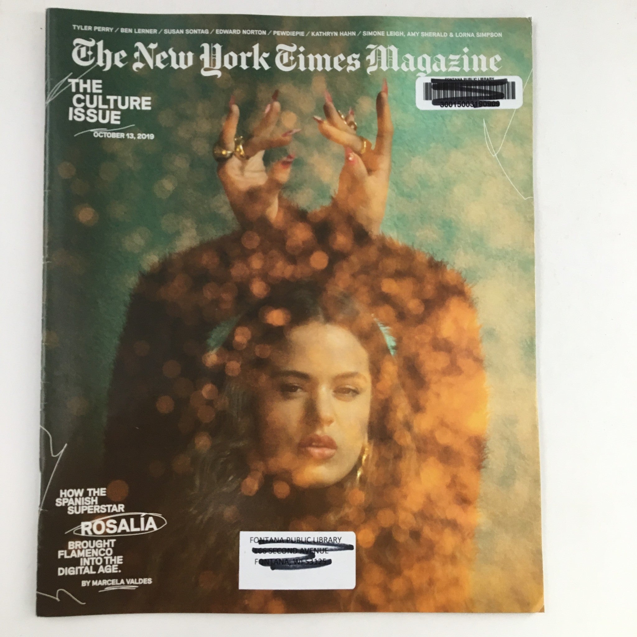 The New York Times Magazine October 13 2019 Spanish Superstar 'Rosalia' Cover