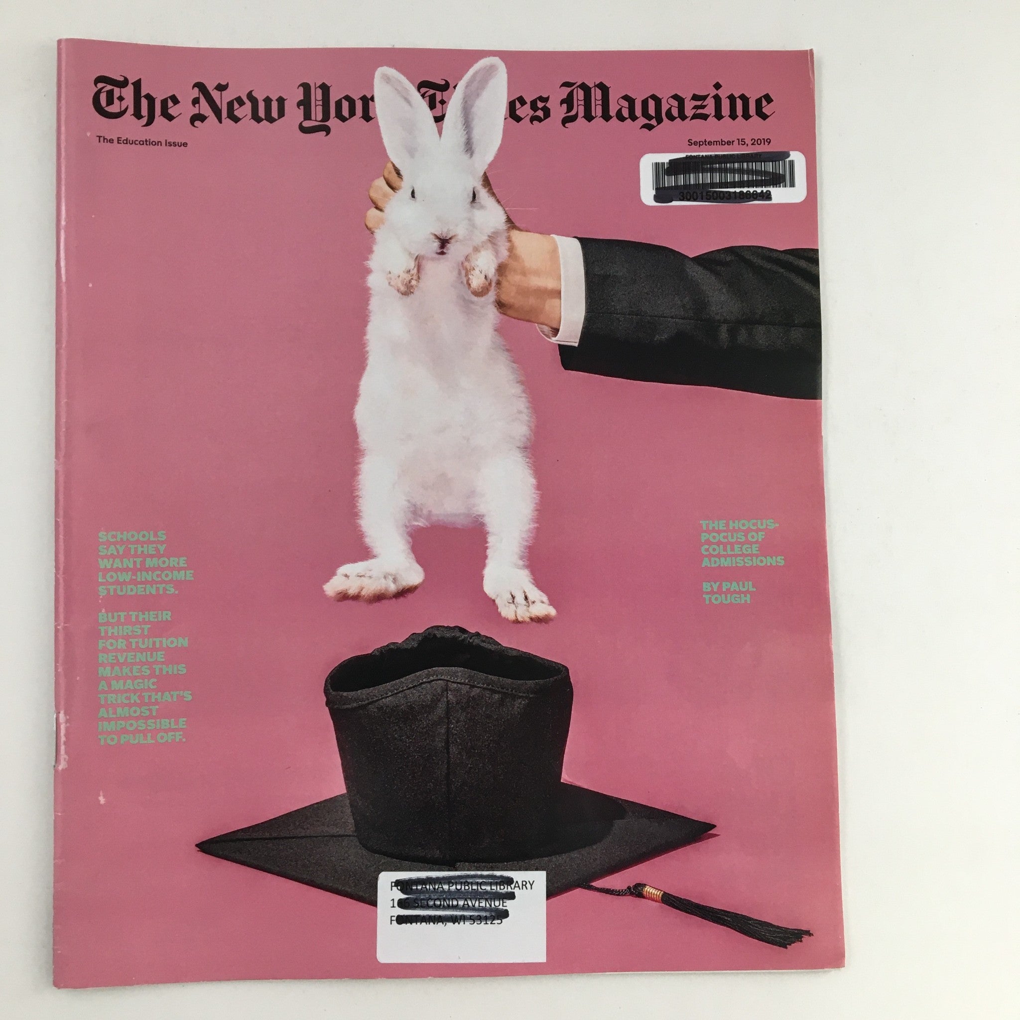 The New York Times Magazine September 15 2019 Hocus-Pocus of College Admissions