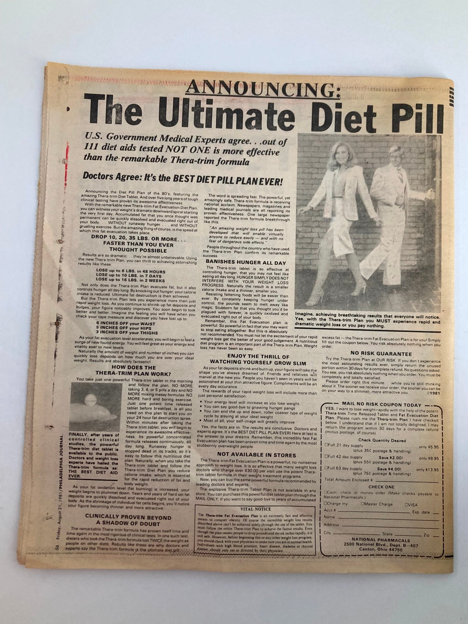 Philadelphia Journal Tabloid August 21 1981 Vol 4 #217 Muhammad Ali Again