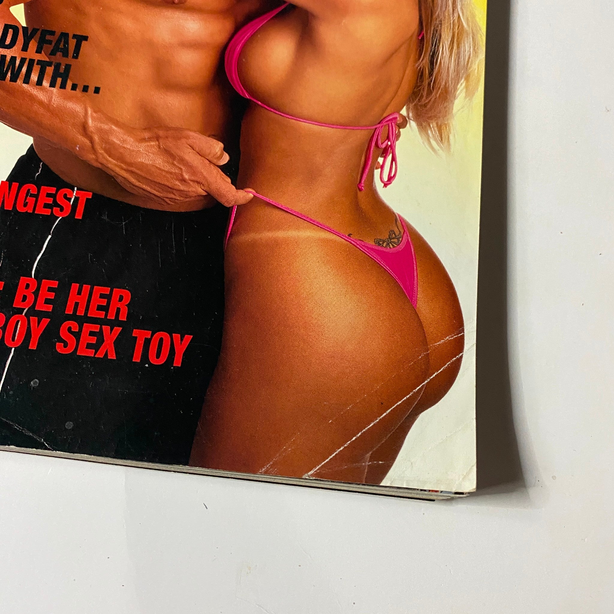 Cover of Iron Man Magazine, August 2003 featuring Christian Boeving and Frostee Moore, showcasing fitness models with a focus on body aesthetics.