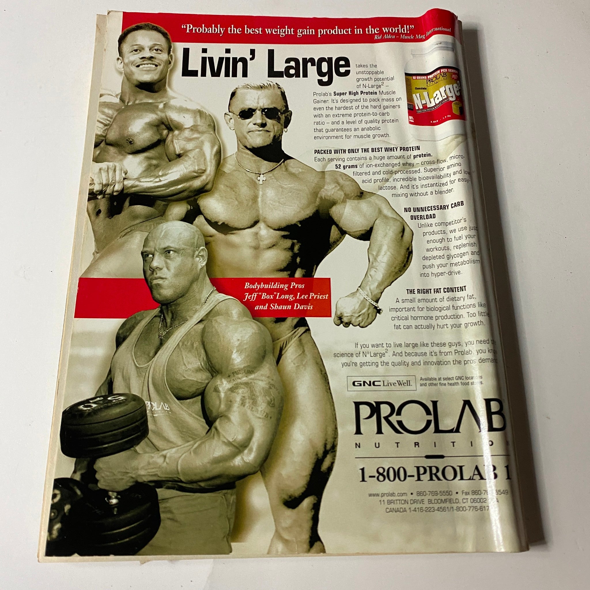 MuscleMag Int'l Magazine April 2000 No. 214 Milos Sarcev, Monica Brant No Label