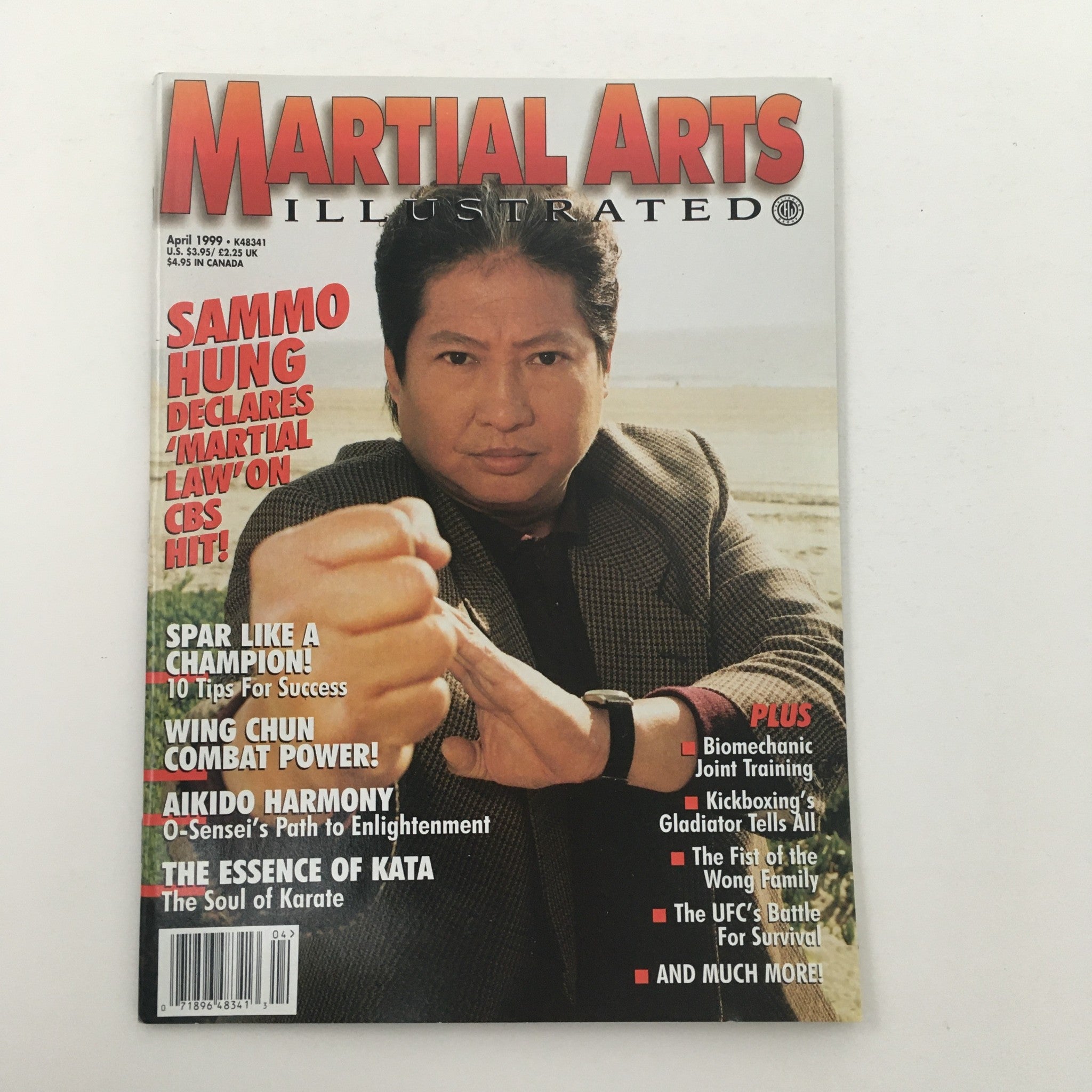 Martial Arts Illustrated Magazine April 1999 Kung Fu Star Sammo Hung No Label VG