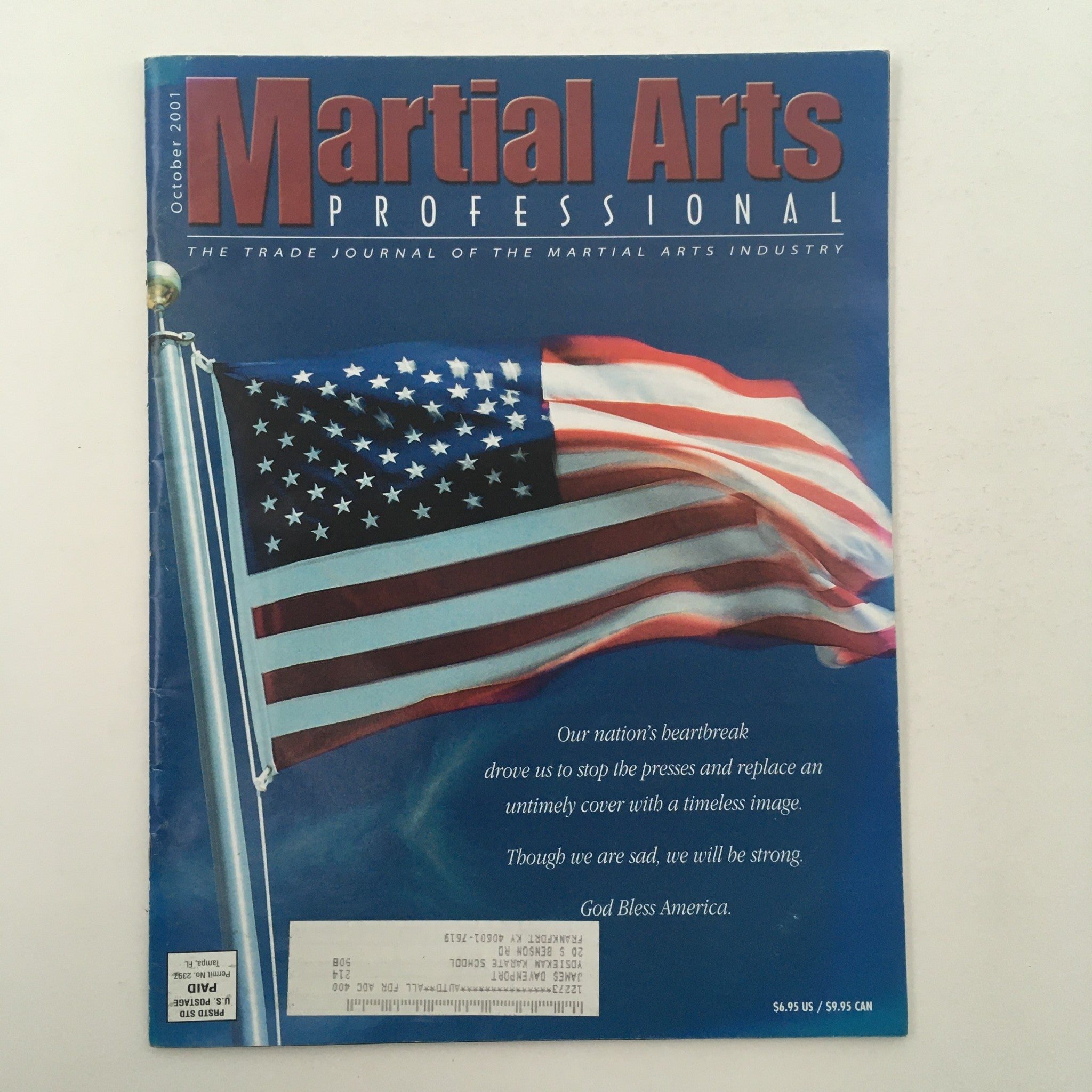 Martial Arts Professional Magazine October 2001 Teaching The Reluctant Victim