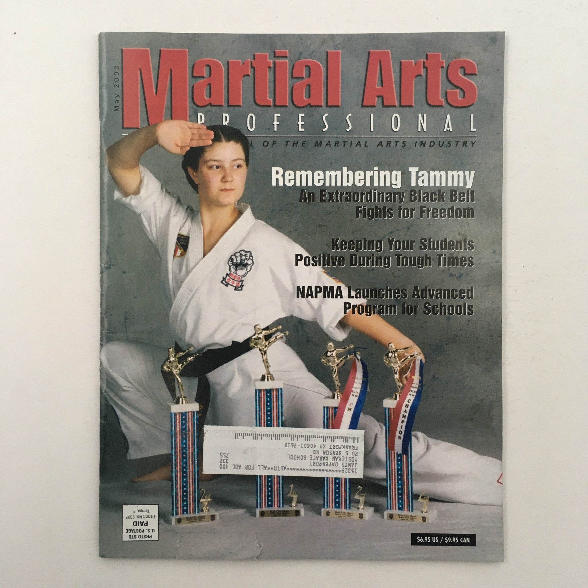 Martial Arts Professional Magazine May 2003 Remembering Tammy Fights for Freedom