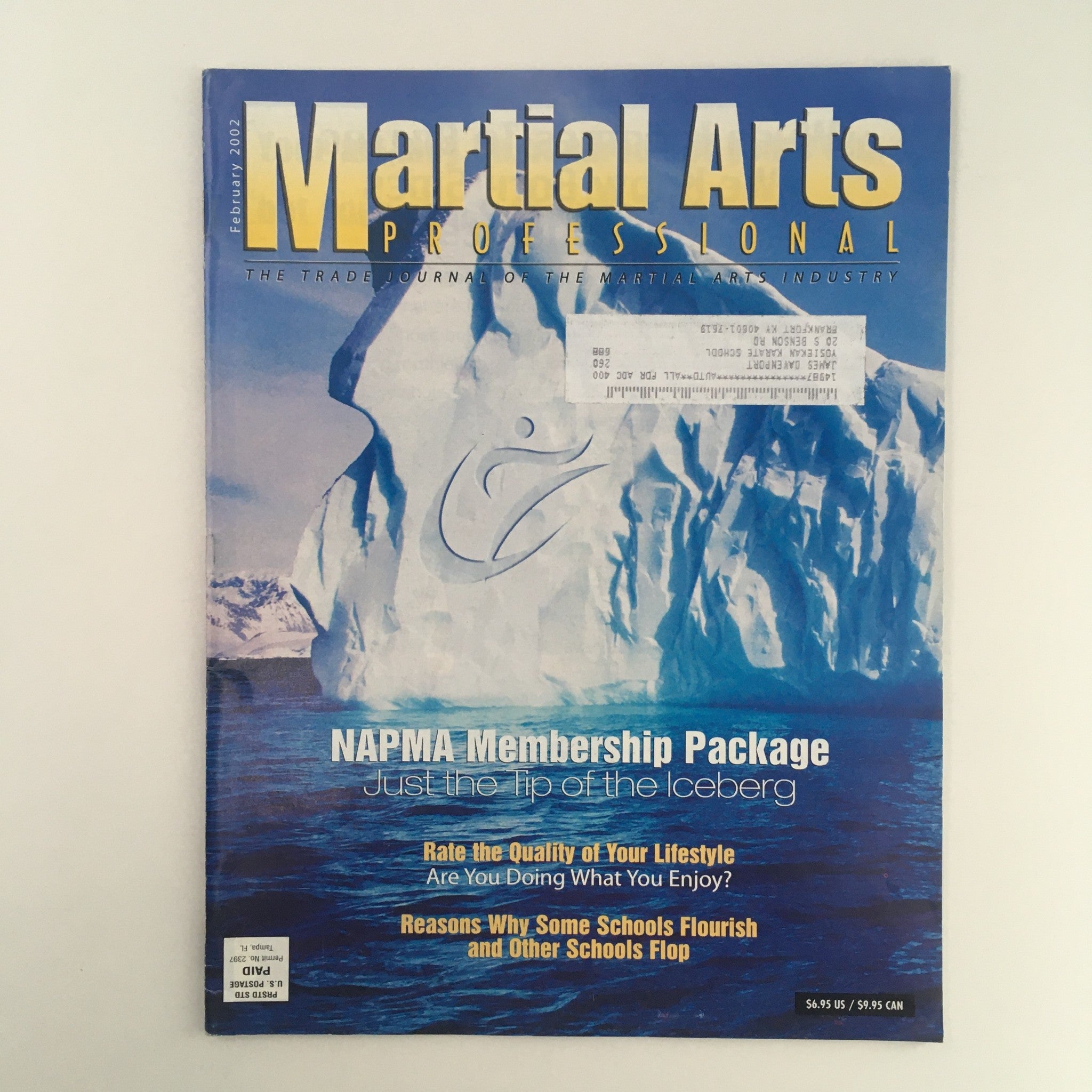 Martial Arts Pro Magazine February 2002 NAPMA Membership Package VG