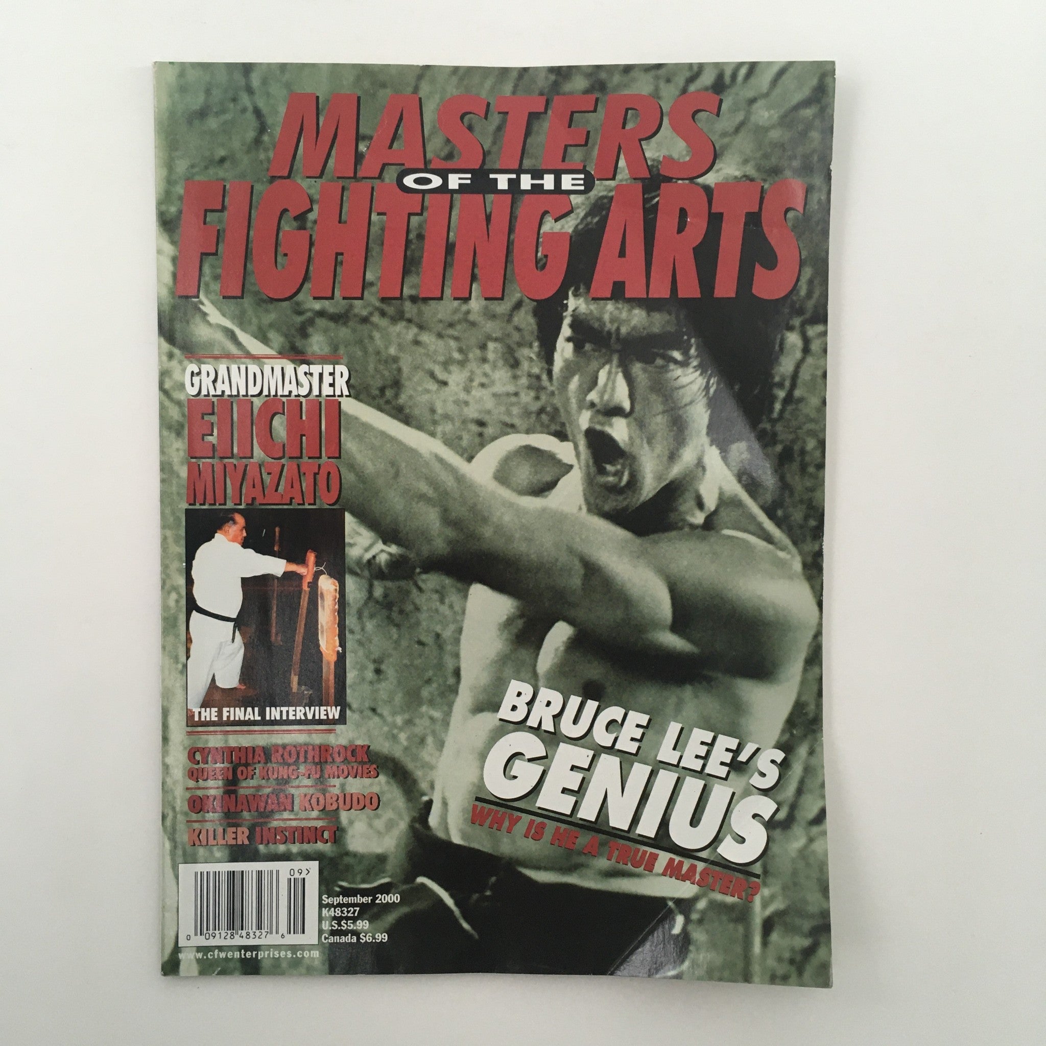 Masters of the Fighting Arts Magazine September 2000 Eiichi Miyazato No Label