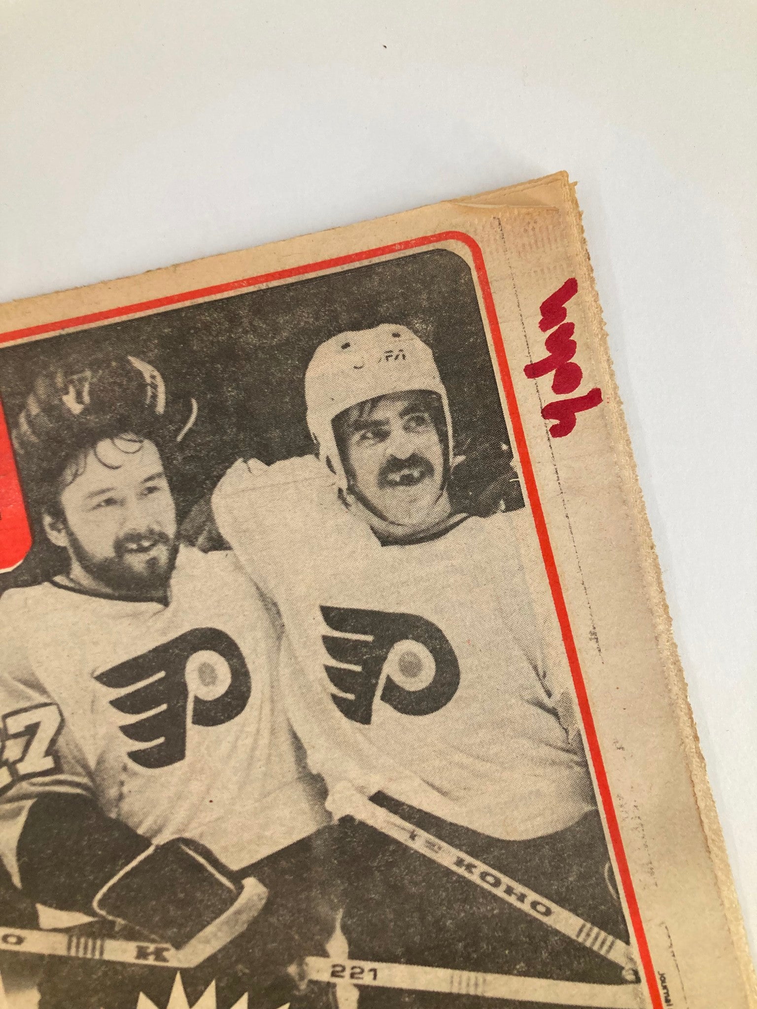 Philadelphia Journal Tabloid October 23 1981 NHL Flyers Reggie Leach & Bridgman