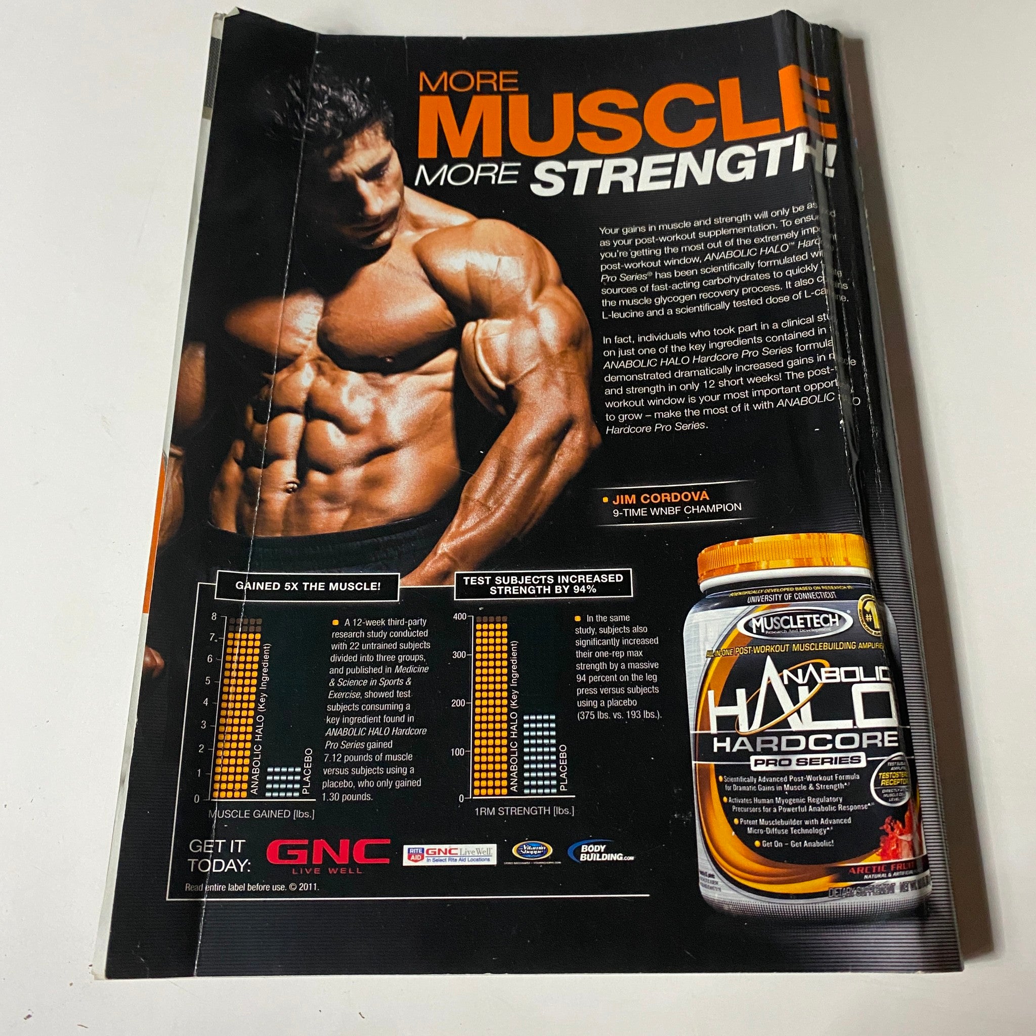 MuscleMag Magazine September 2011 No. 352 David Hoffman No Label