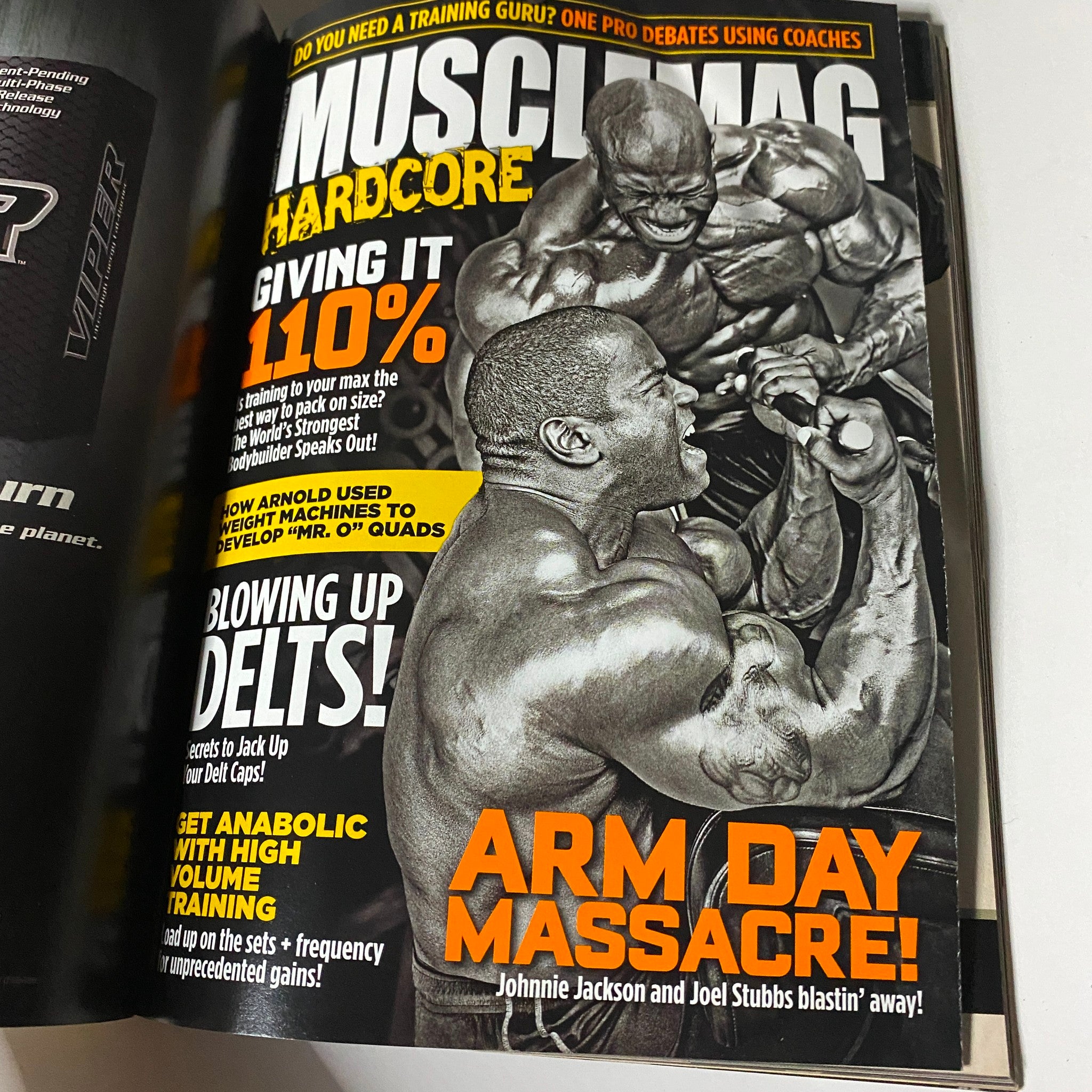 MuscleMag Magazine July 2010 No. 338 Fouad Abiad Cover No Label