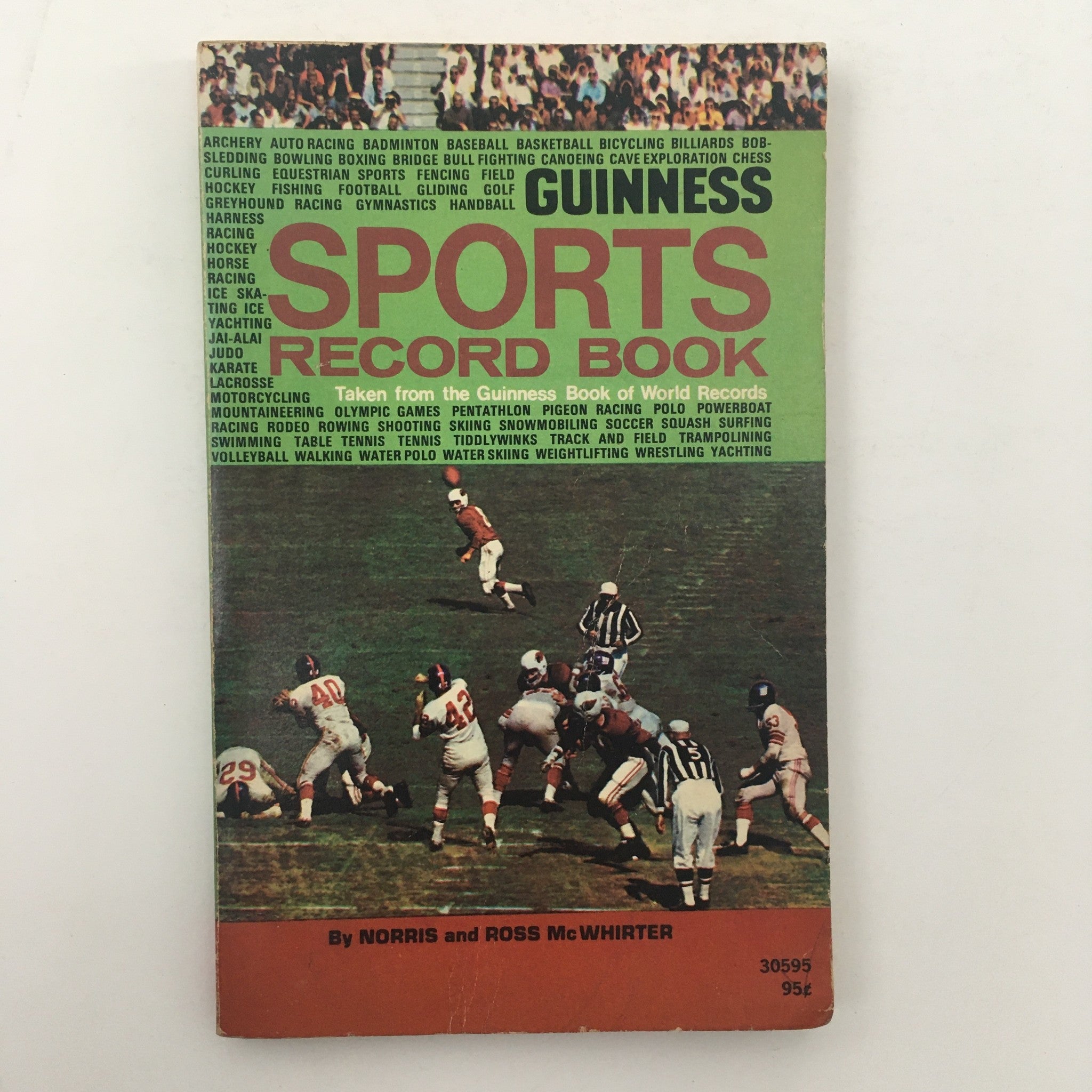 Guinness Sports Record Book 1972 by Norris and Ross McWhirter