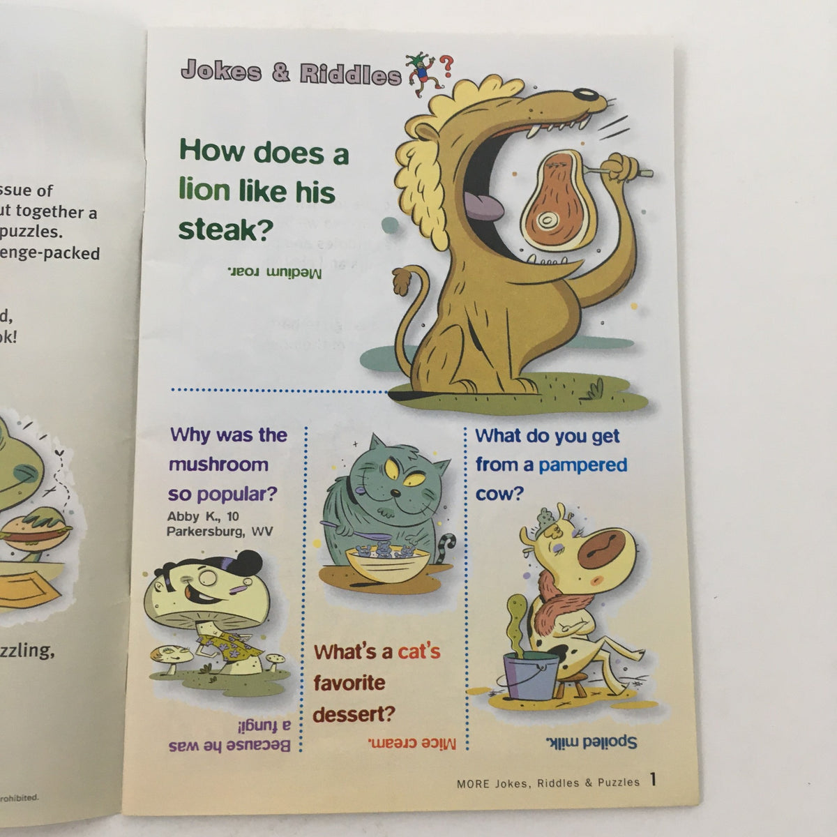 Disney Riddles Dogs Disney Adventures More Jokes, Riddles and Puzzles For Kids VG