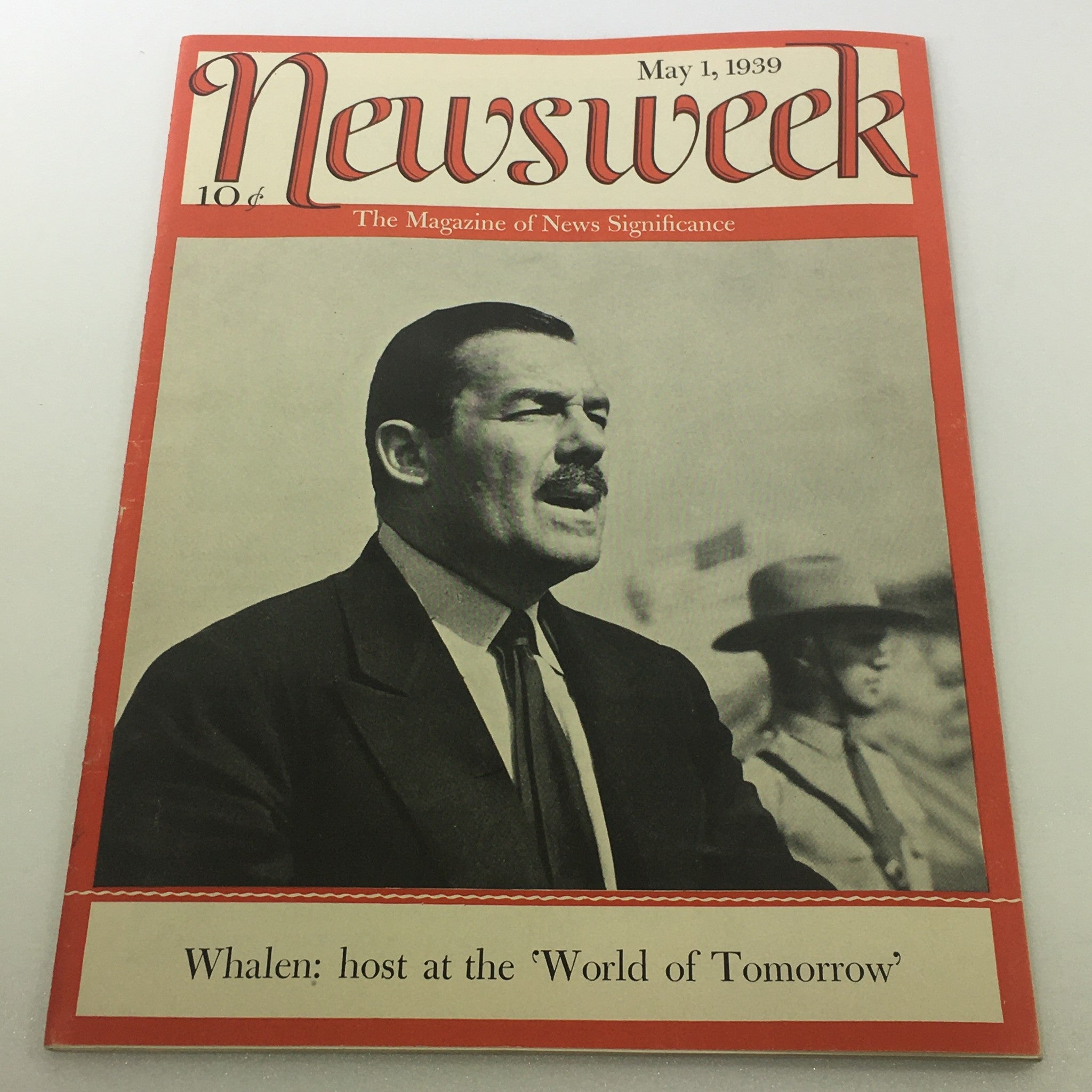 VTG Newsweek Magazine: May 1 1939 - Whalen Host At The "World Of Tomorrow"